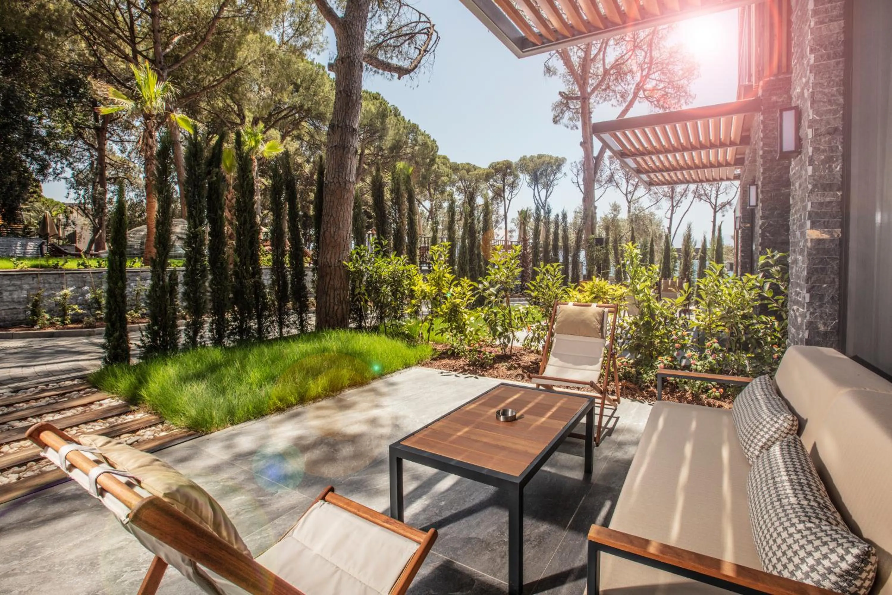 Patio in Unique Life Style Hotel