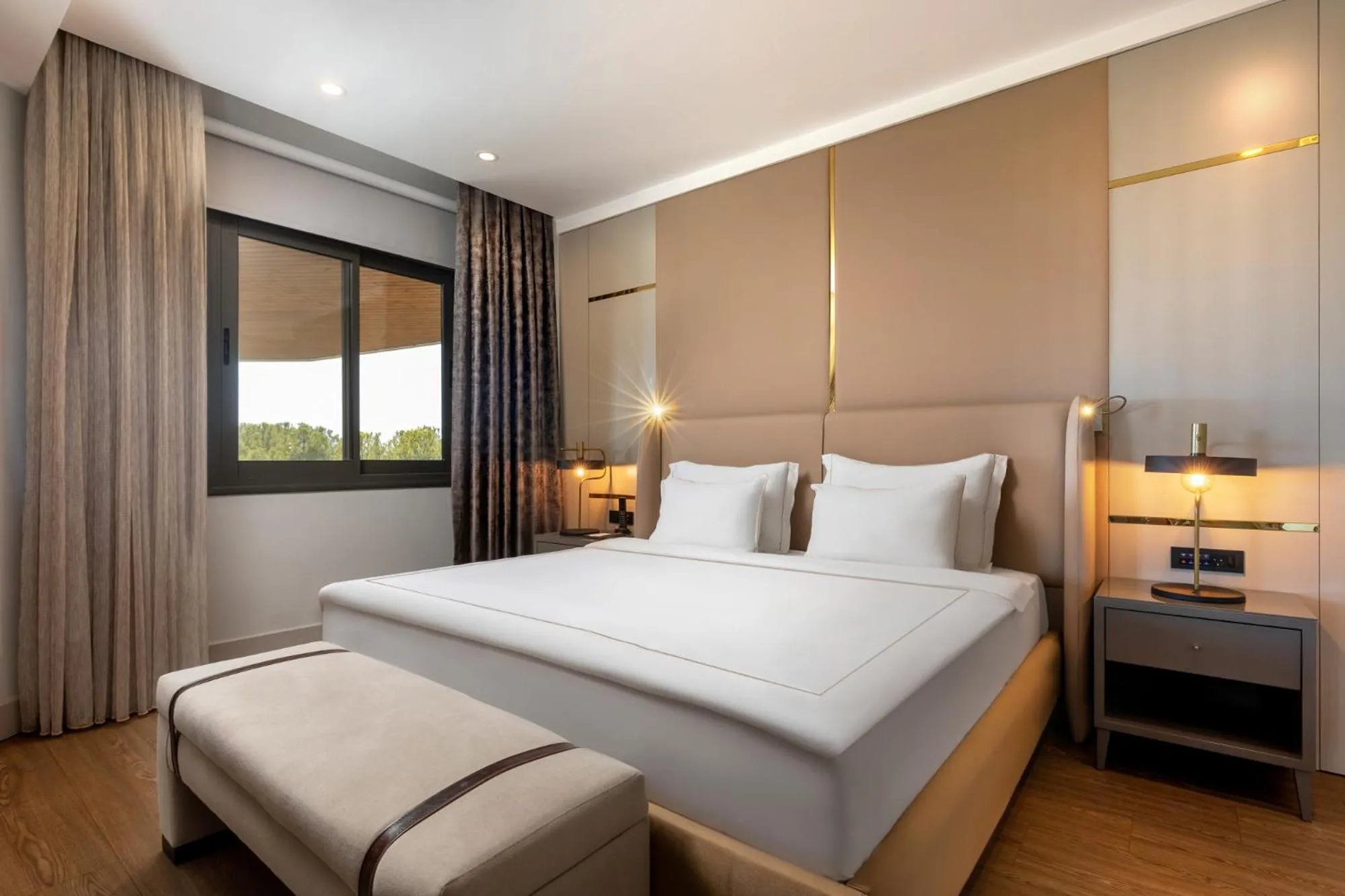 Bed in Unique Life Style Hotel