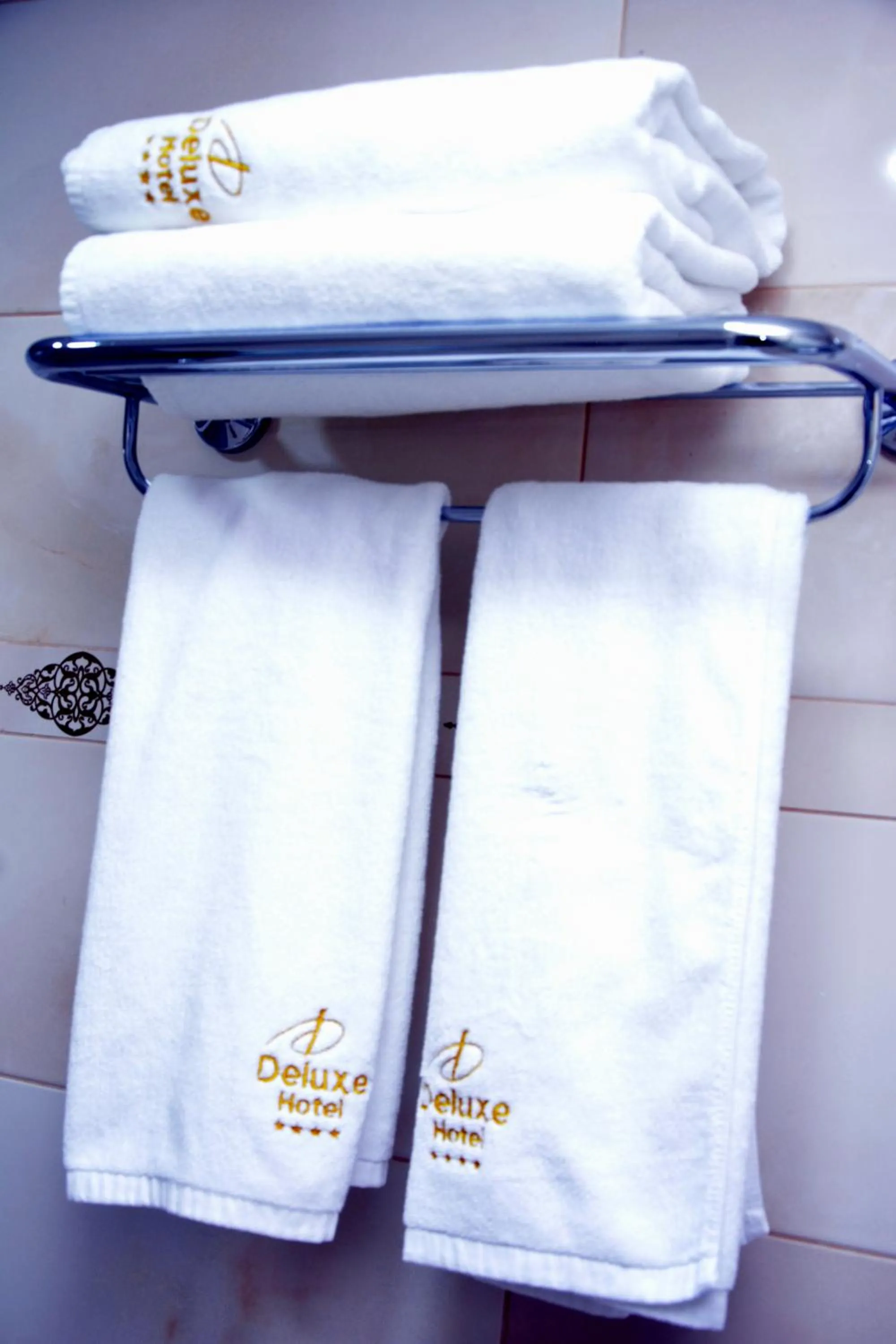 Bathroom in Deluxe Hotel Ganja