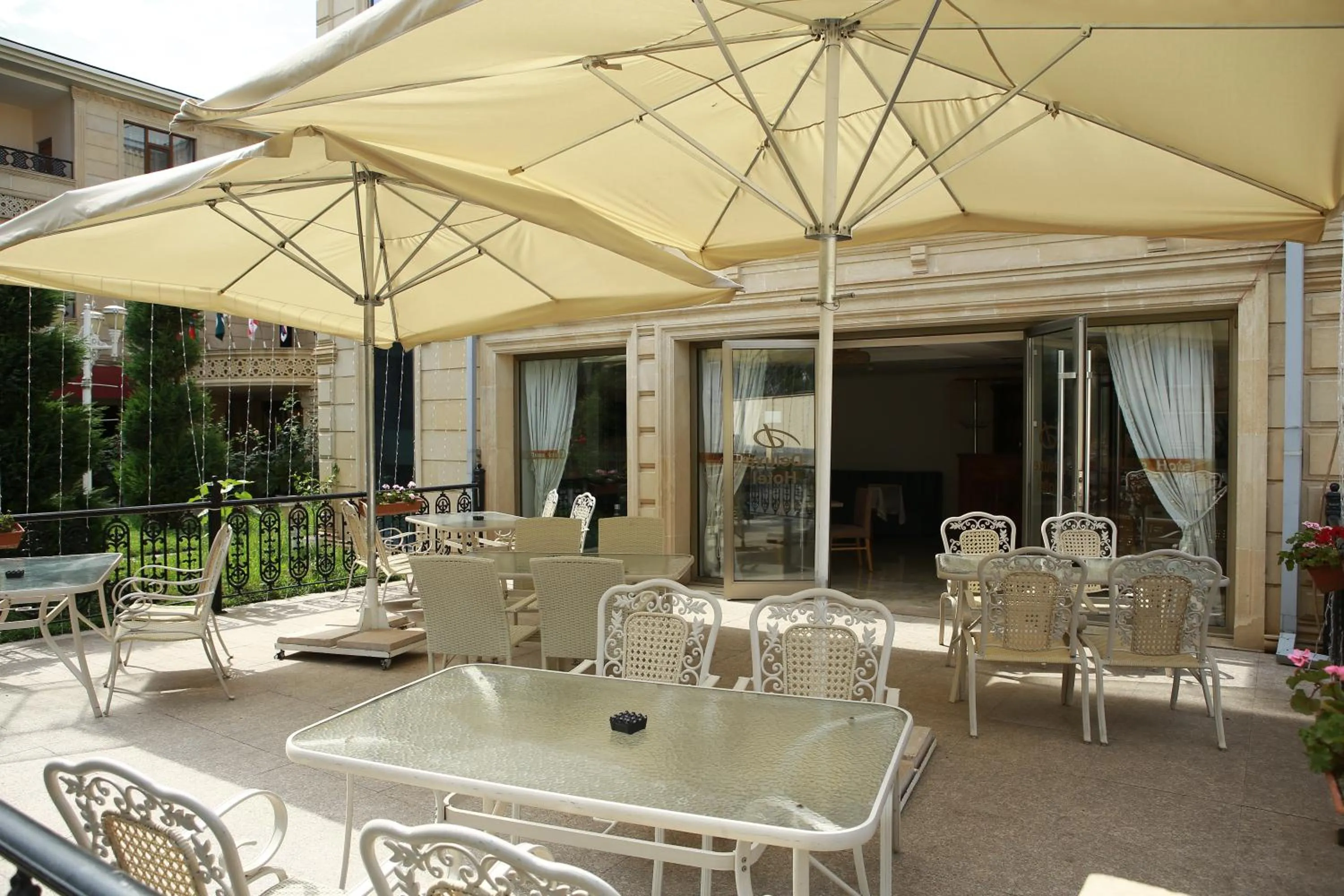 Patio in Deluxe Hotel Ganja