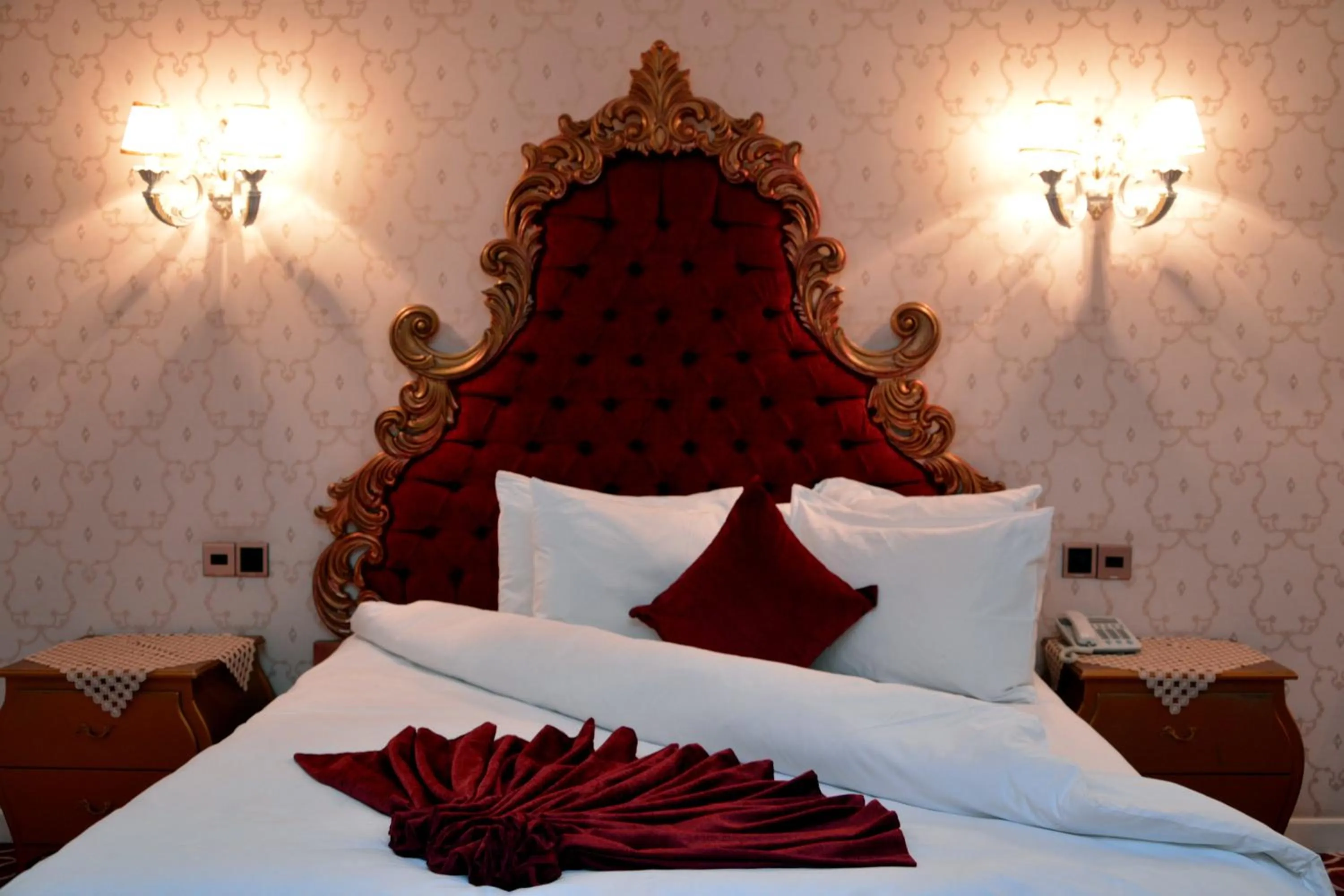 Bed in Deluxe Hotel Ganja