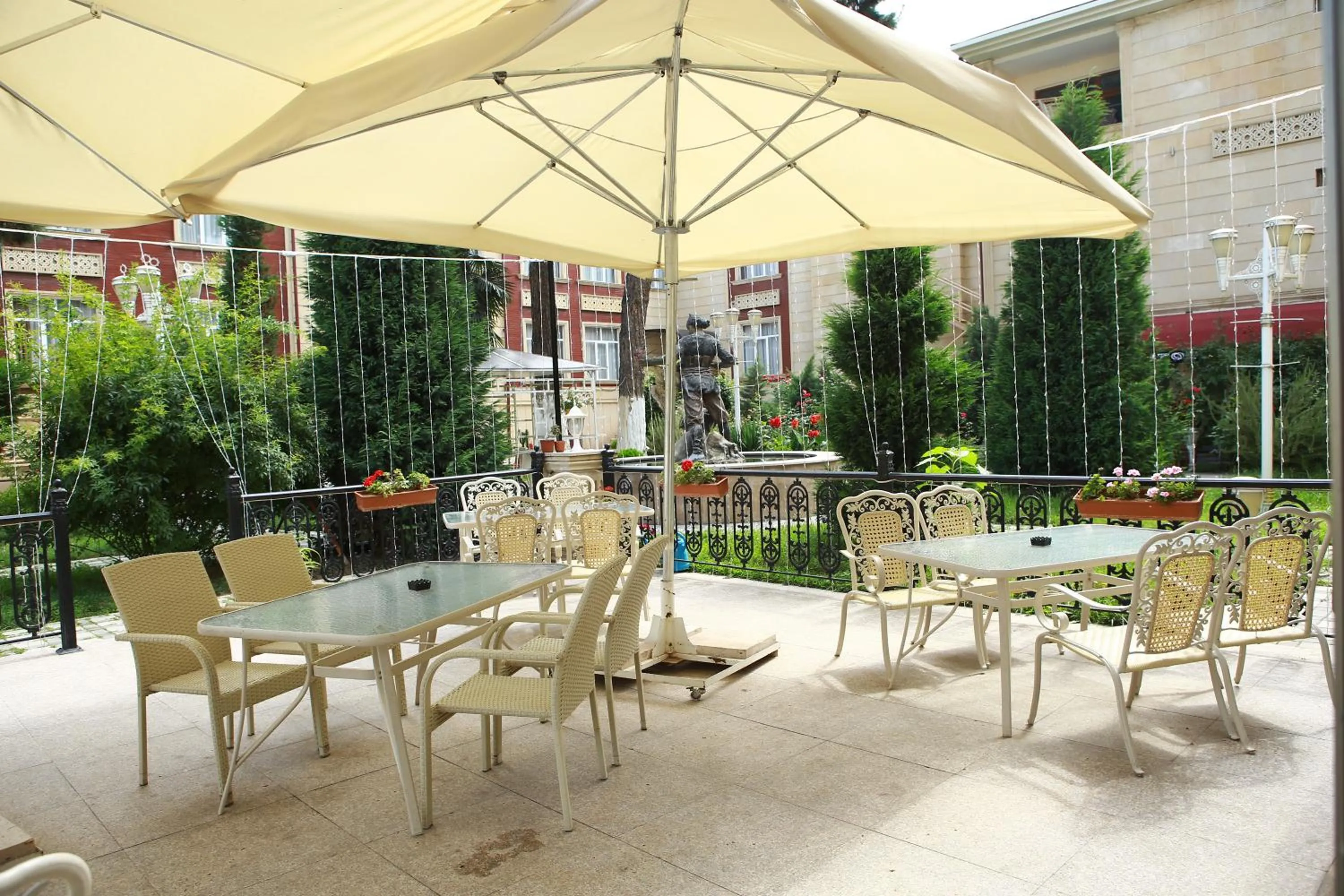 Patio in Deluxe Hotel Ganja