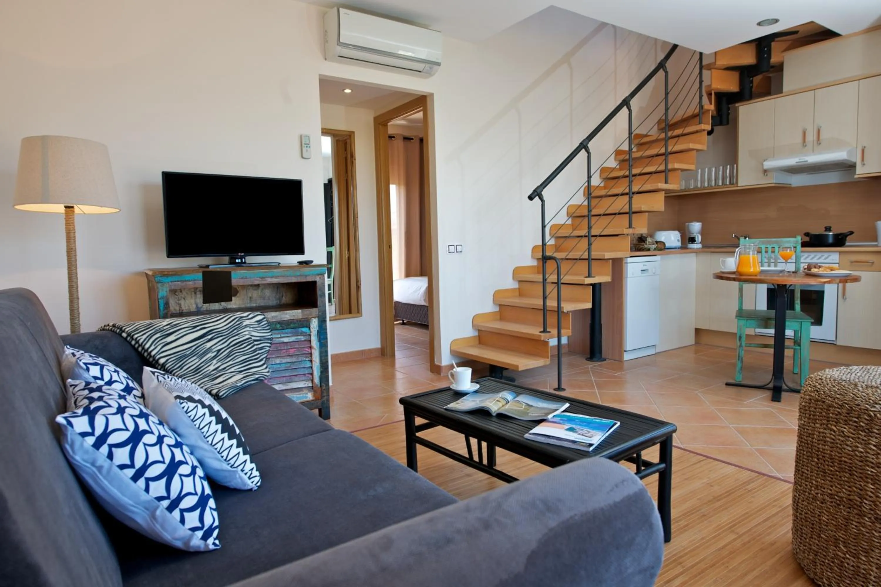 Kitchen or kitchenette in Resort Fuerteventura OrigoMare