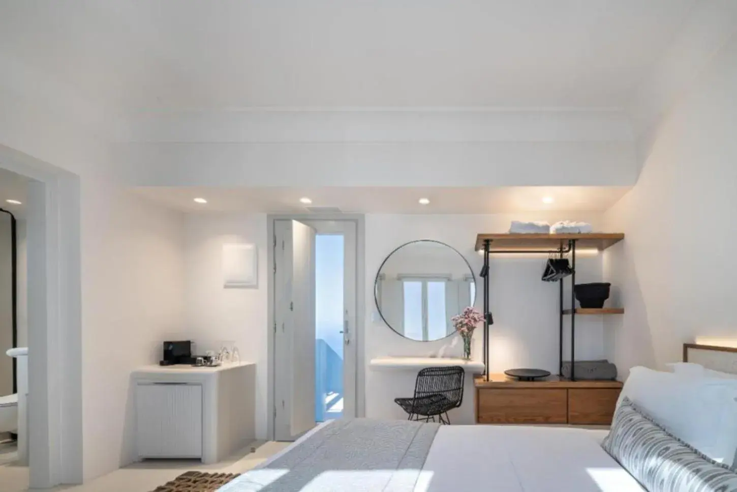 Bed in Akra Suites & Spa Bed in Akra Suites & Spa