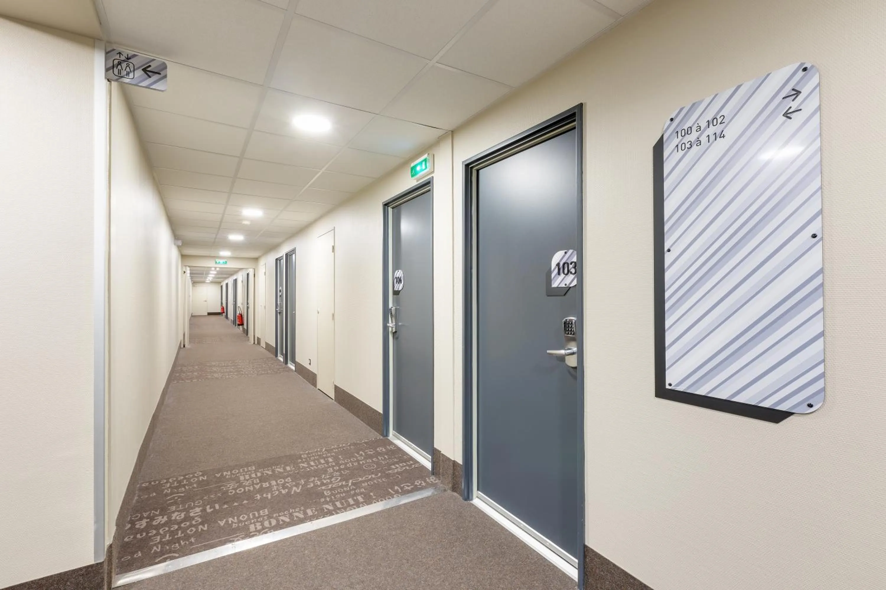 Decorative detail in B&B HOTEL Le Port Marly Saint Germain en Laye