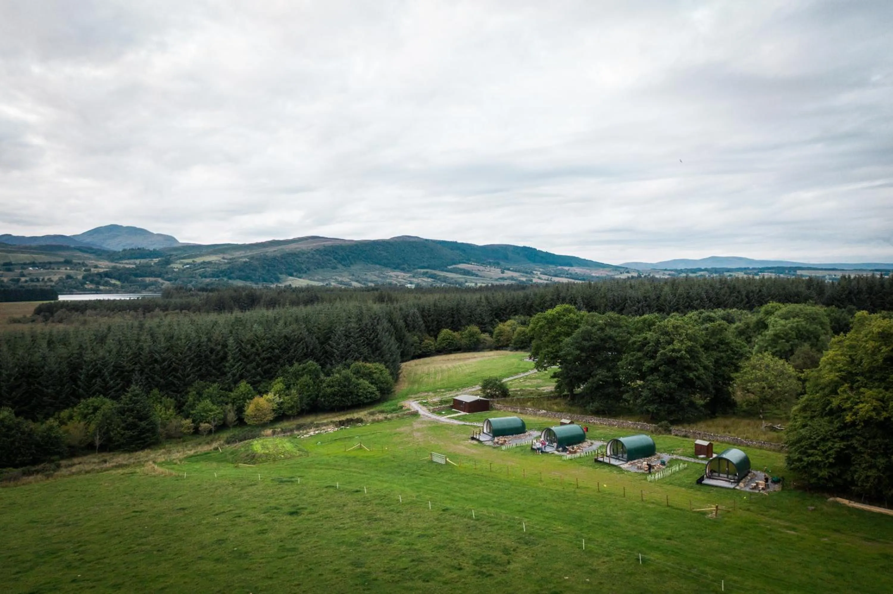 Day in Cardross Estate Glamping Pods