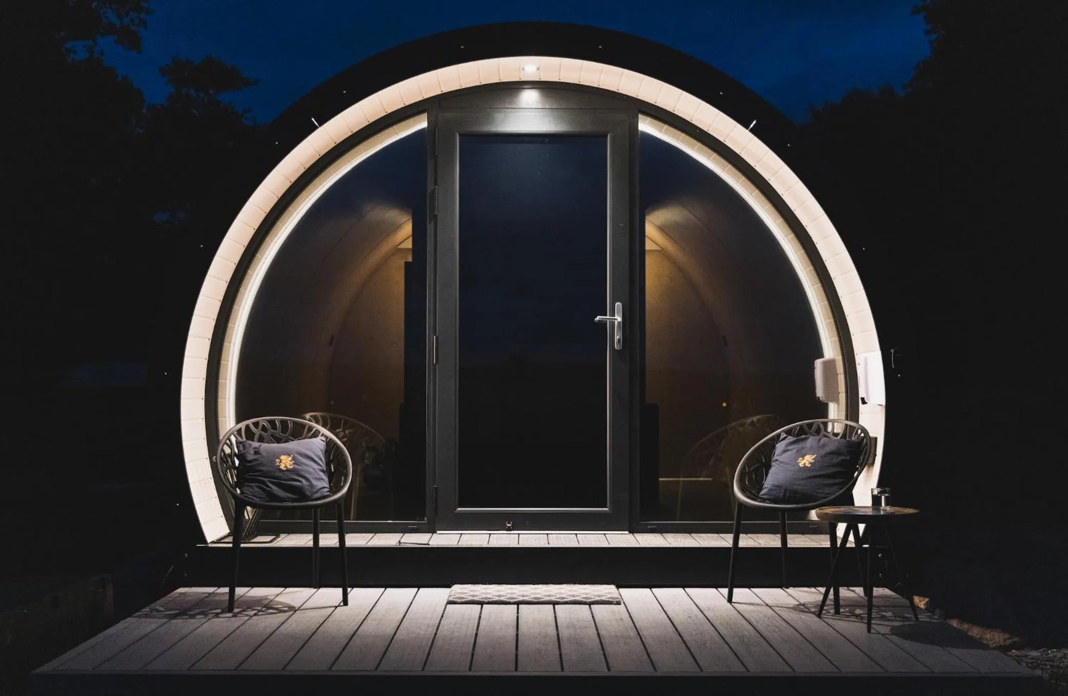 Patio in Cardross Estate Glamping Pods