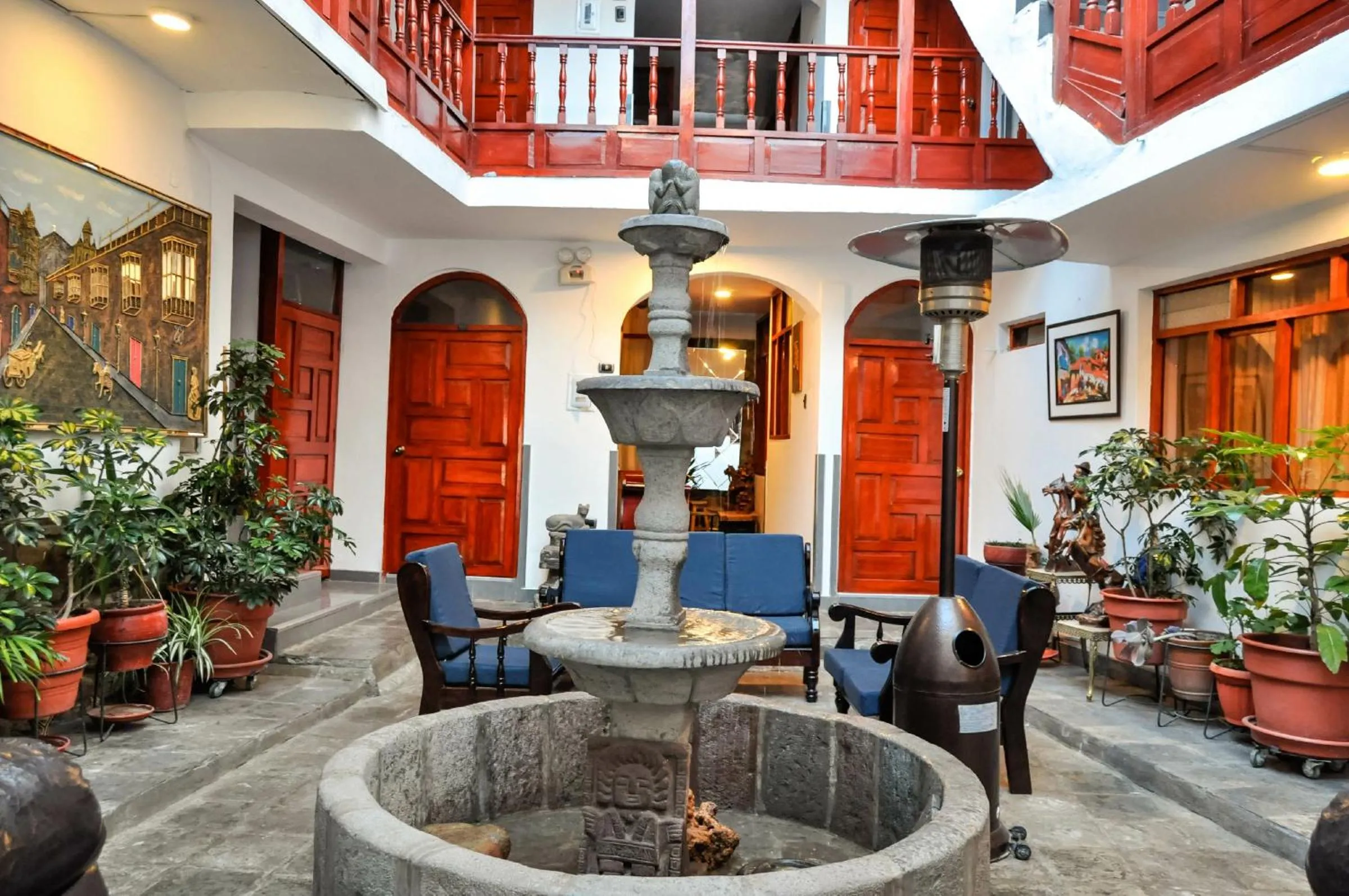 Living room in Hotel Choquequirao