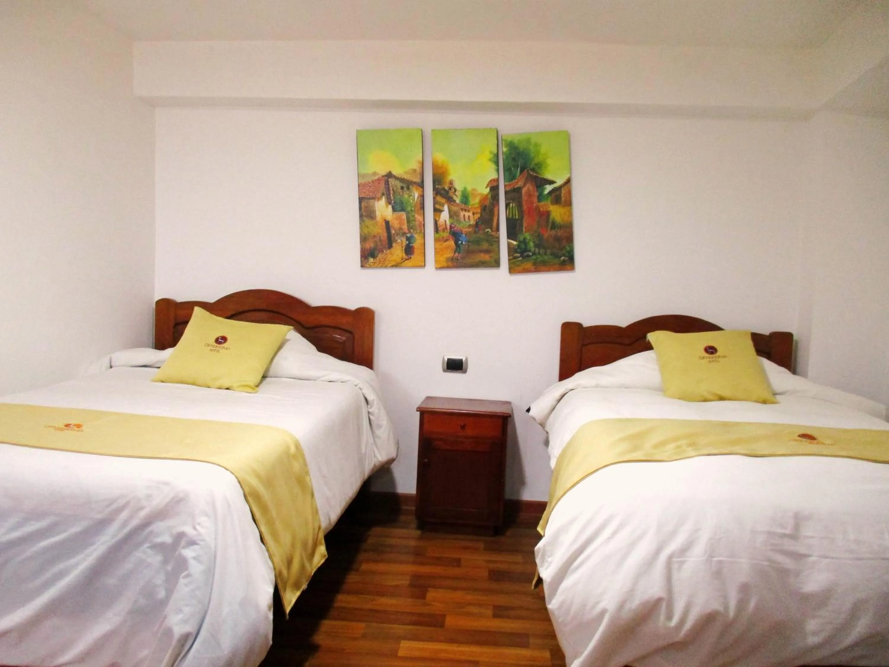 Bed in Hotel Choquequirao