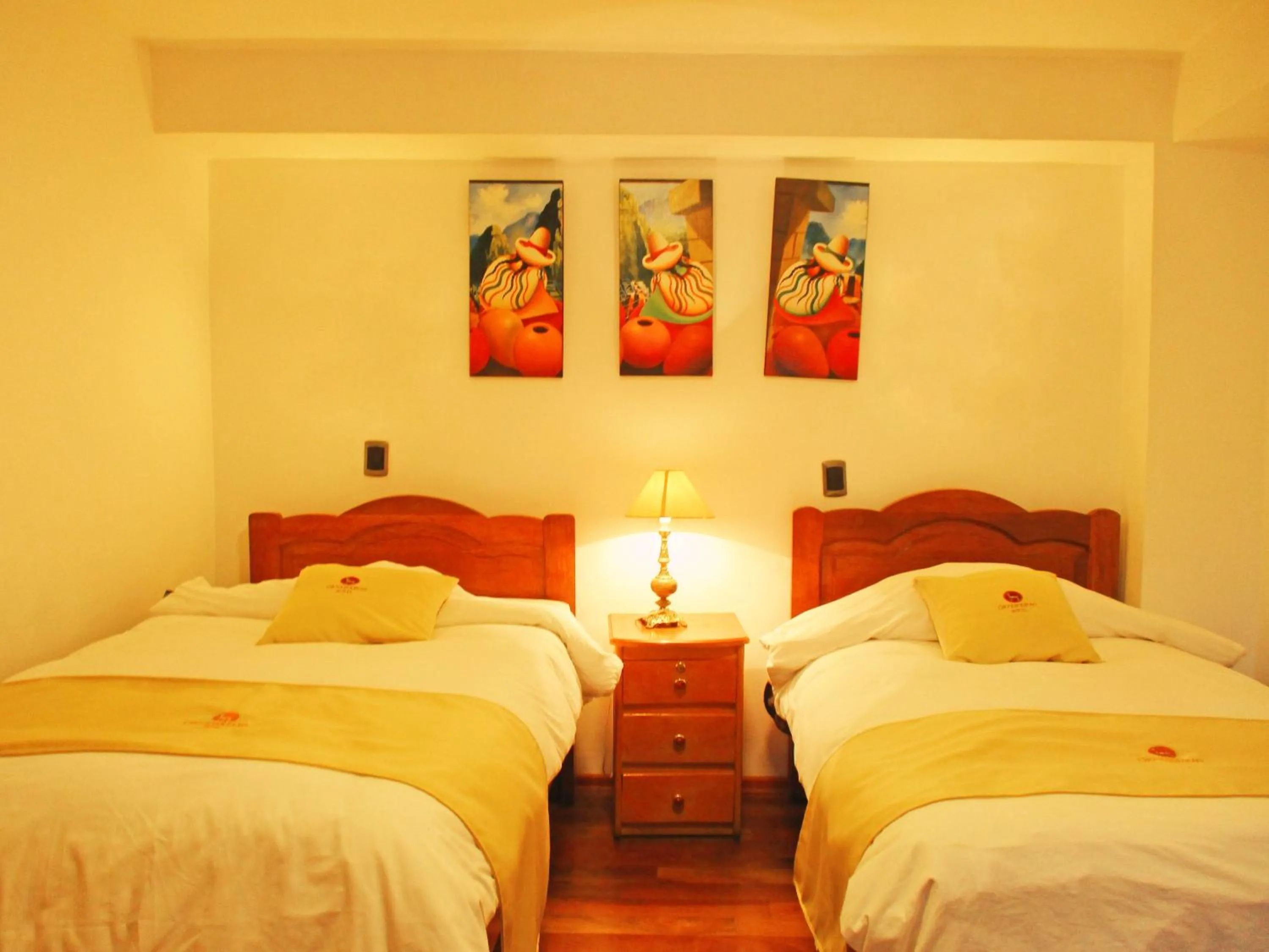 Bed in Hotel Choquequirao