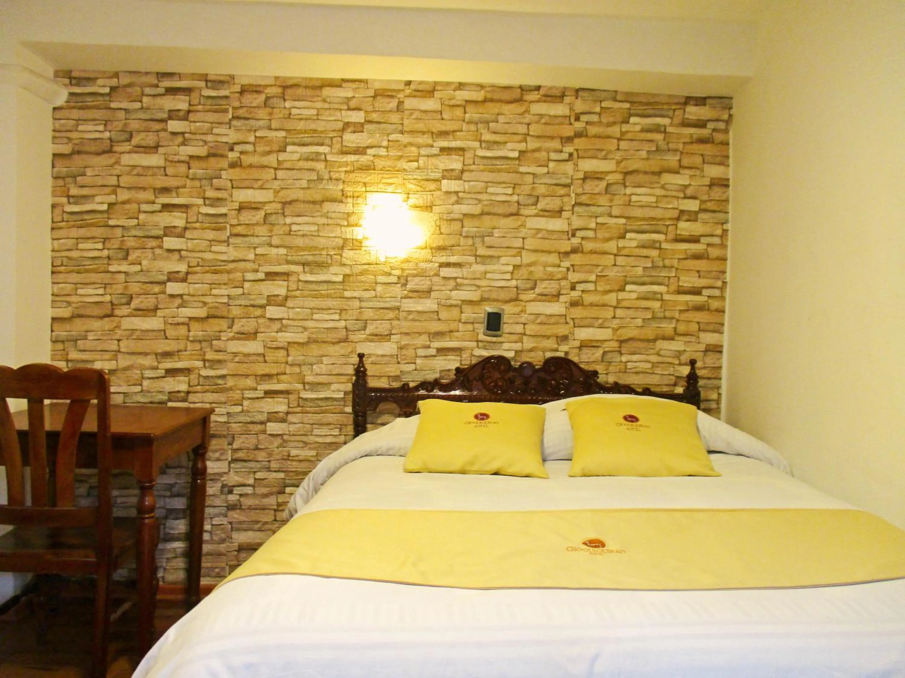 Bed in Hotel Choquequirao