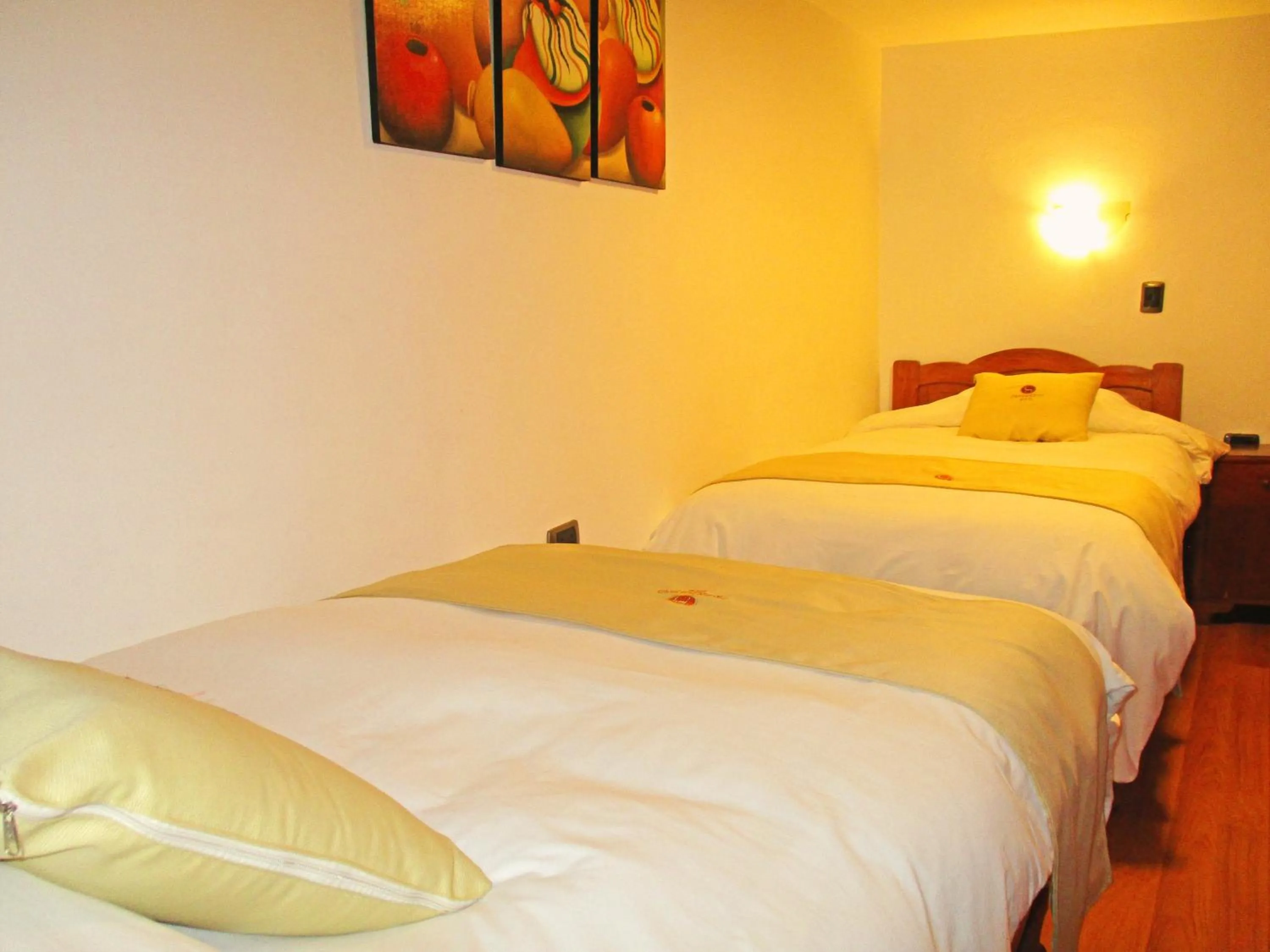 Bed in Hotel Choquequirao