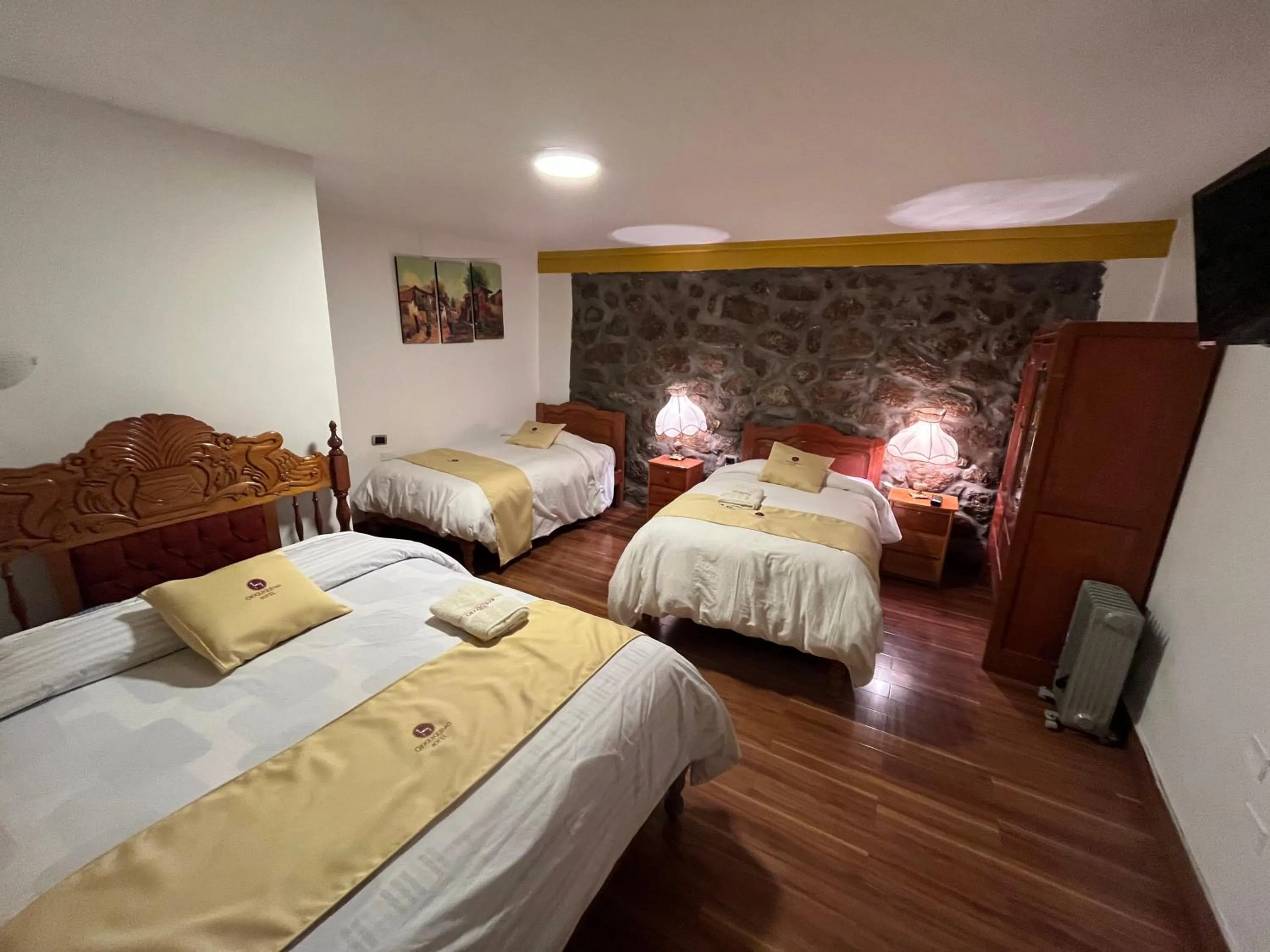Bed in Hotel Choquequirao