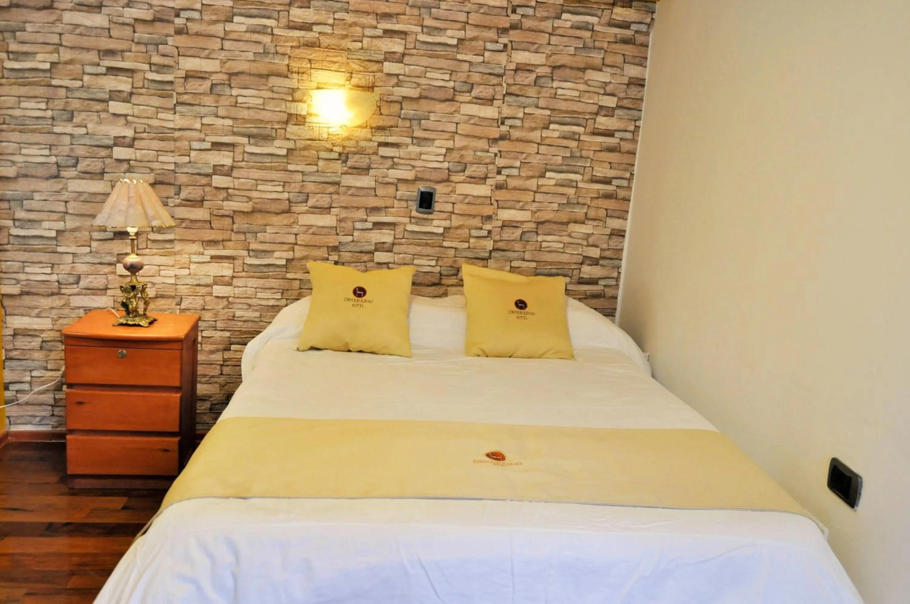 Bed in Hotel Choquequirao