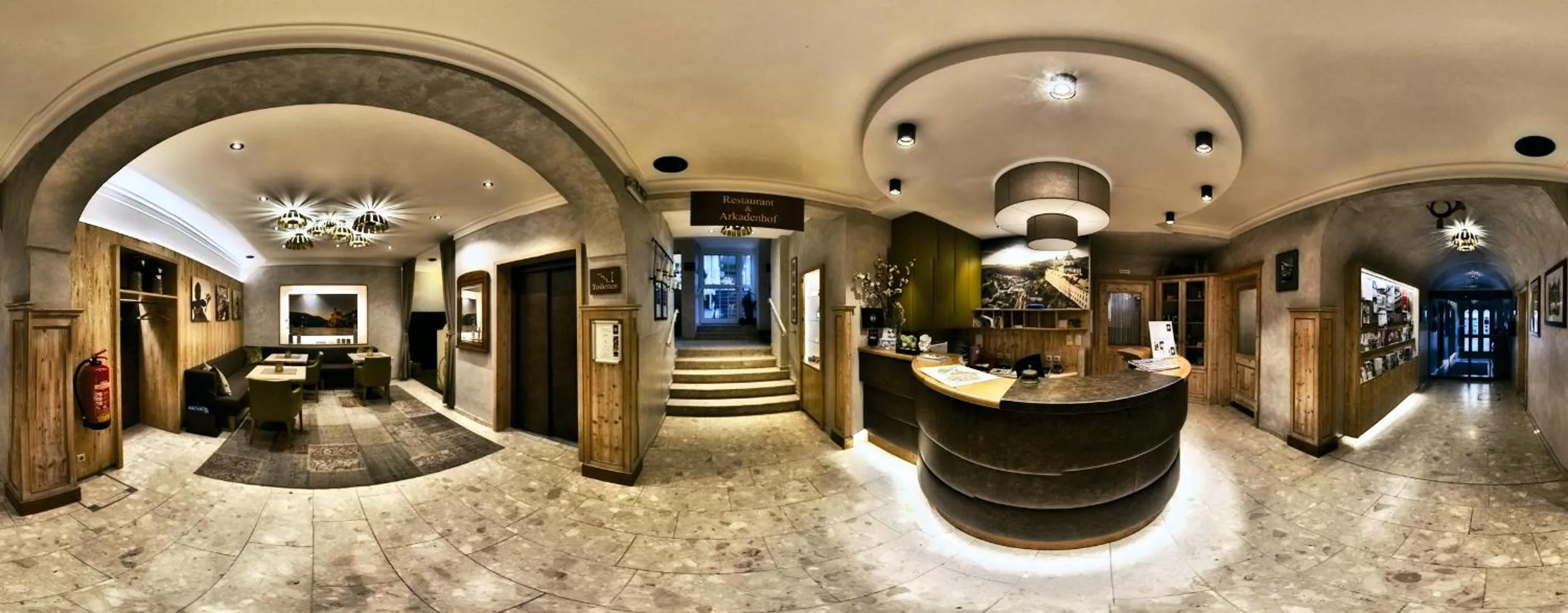 Lobby or reception in Hotel Restaurant zur Post