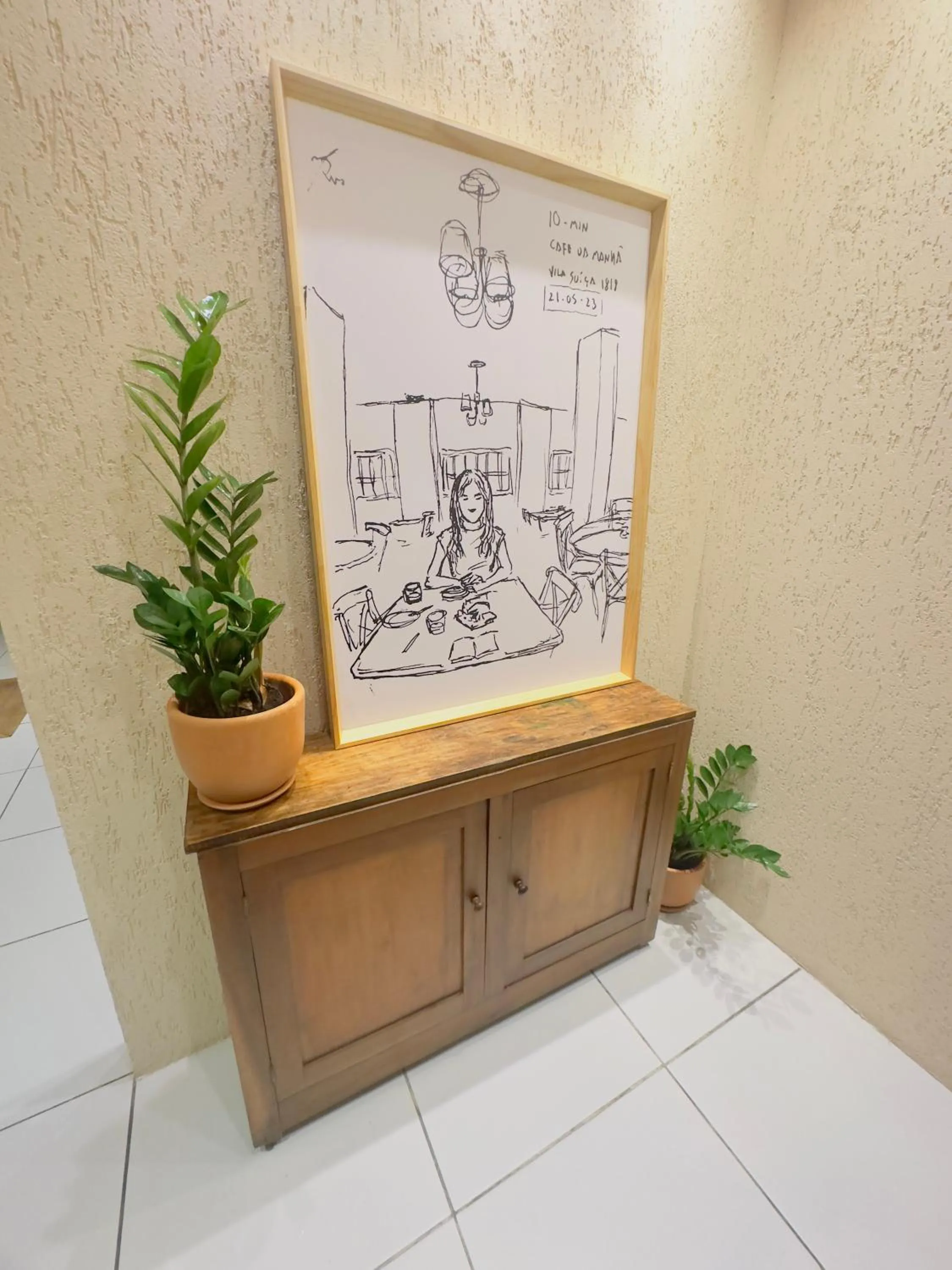 Decorative detail in Hotel Vila Suíça 1818