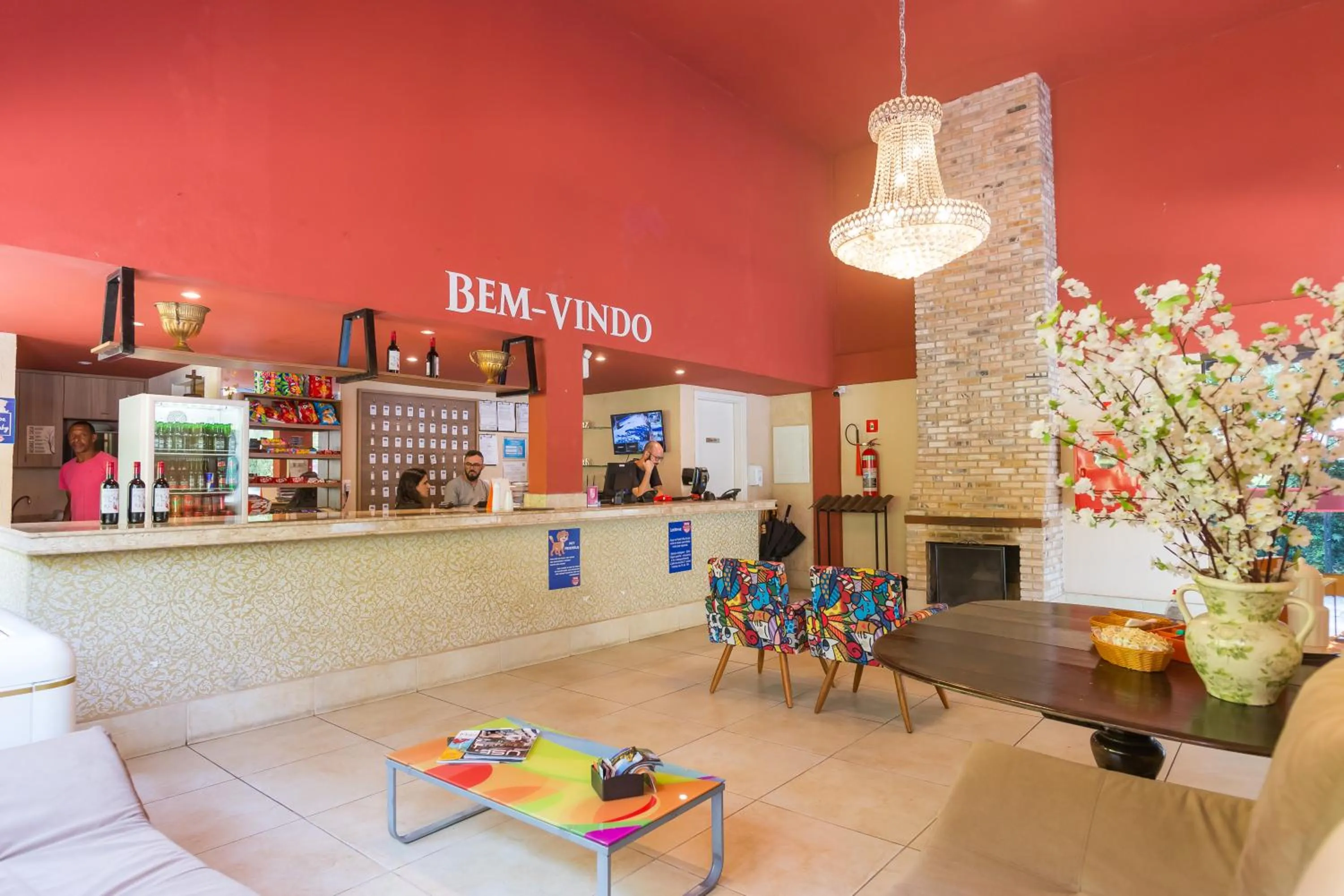 Living room in Hotel Vila Suíça 1818