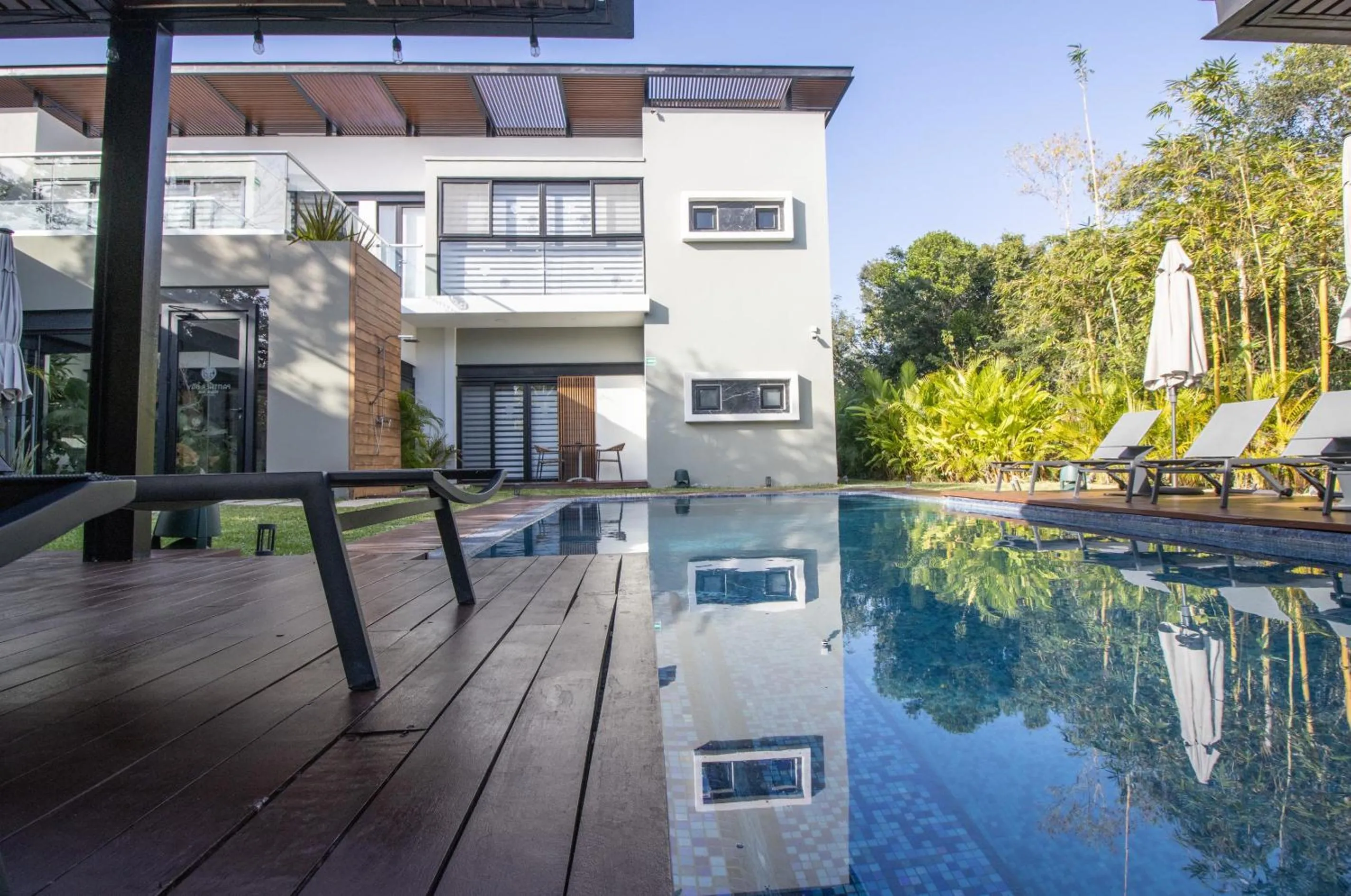 Swimming pool in Panther Bay Boutique Hotel
