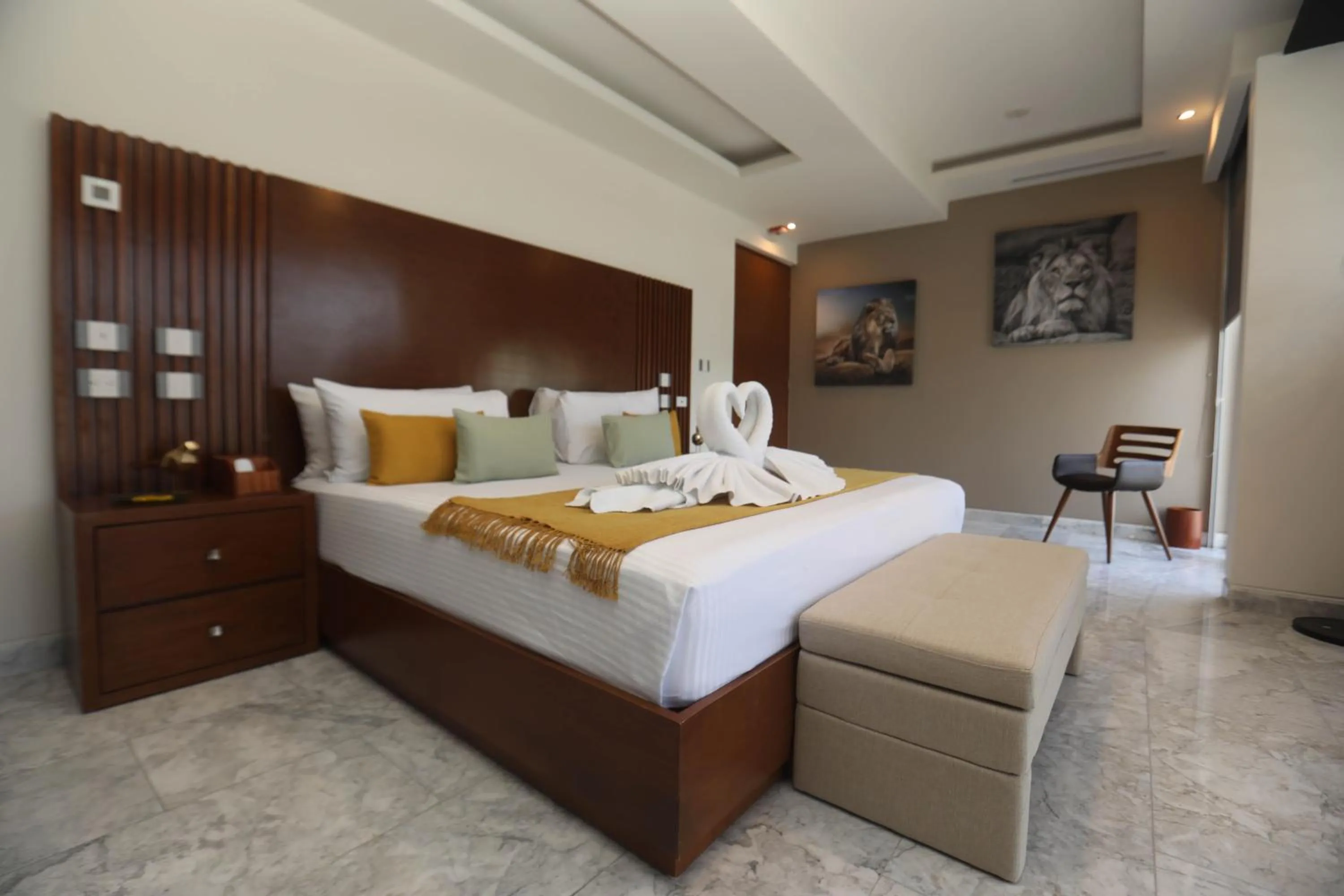 Bedroom in Panther Bay Boutique Hotel