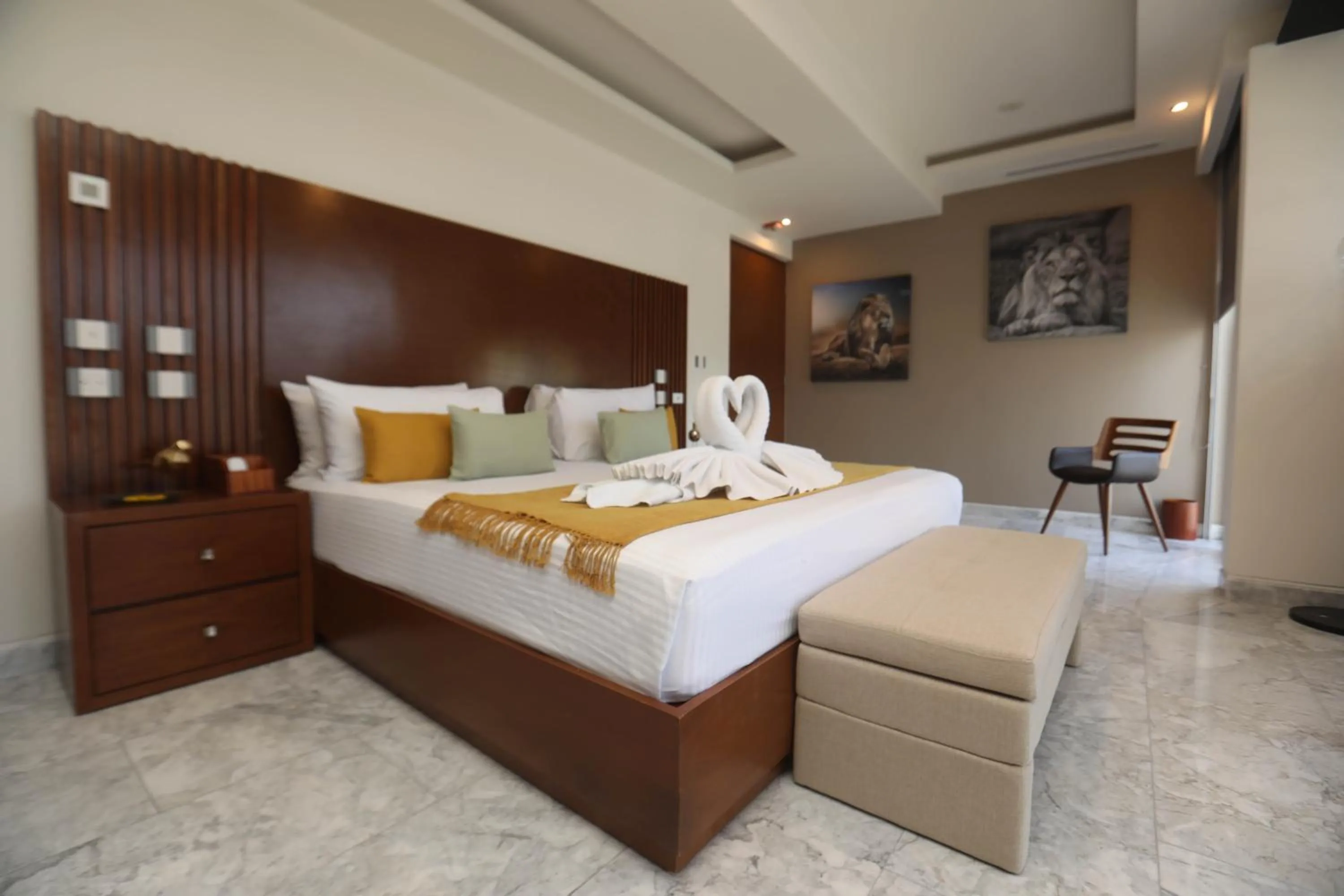 Bedroom in Panther Bay Boutique Hotel