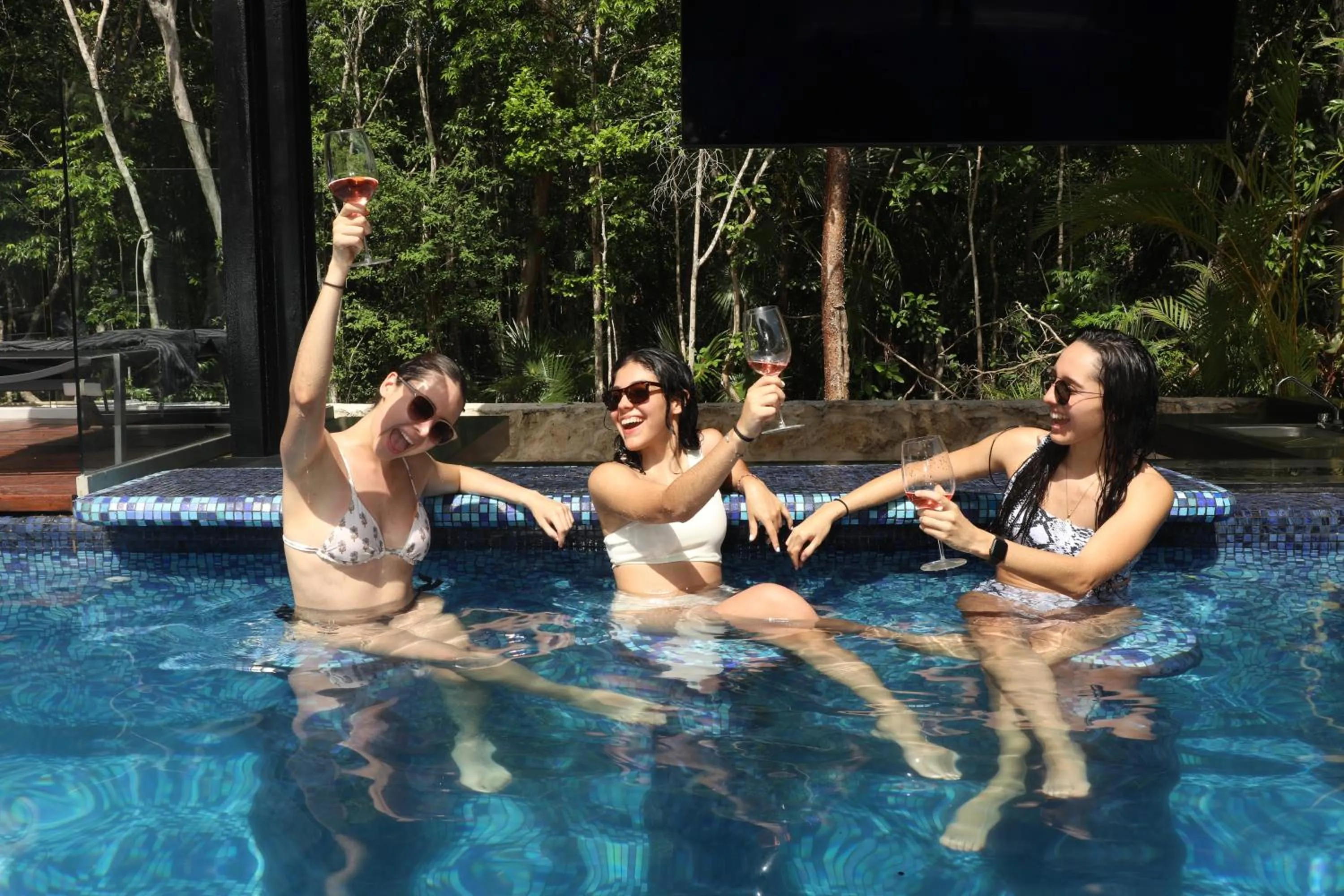 People in Panther Bay Boutique Hotel