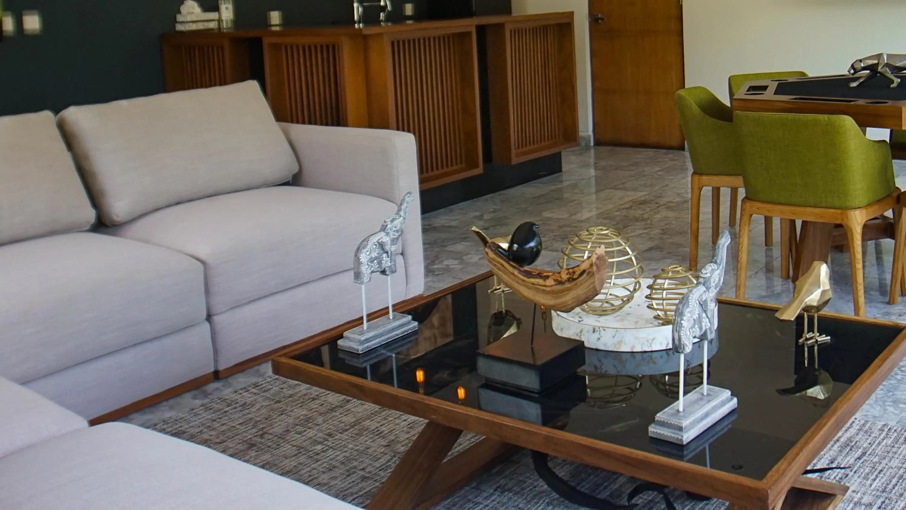 Living room in Panther Bay Boutique Hotel