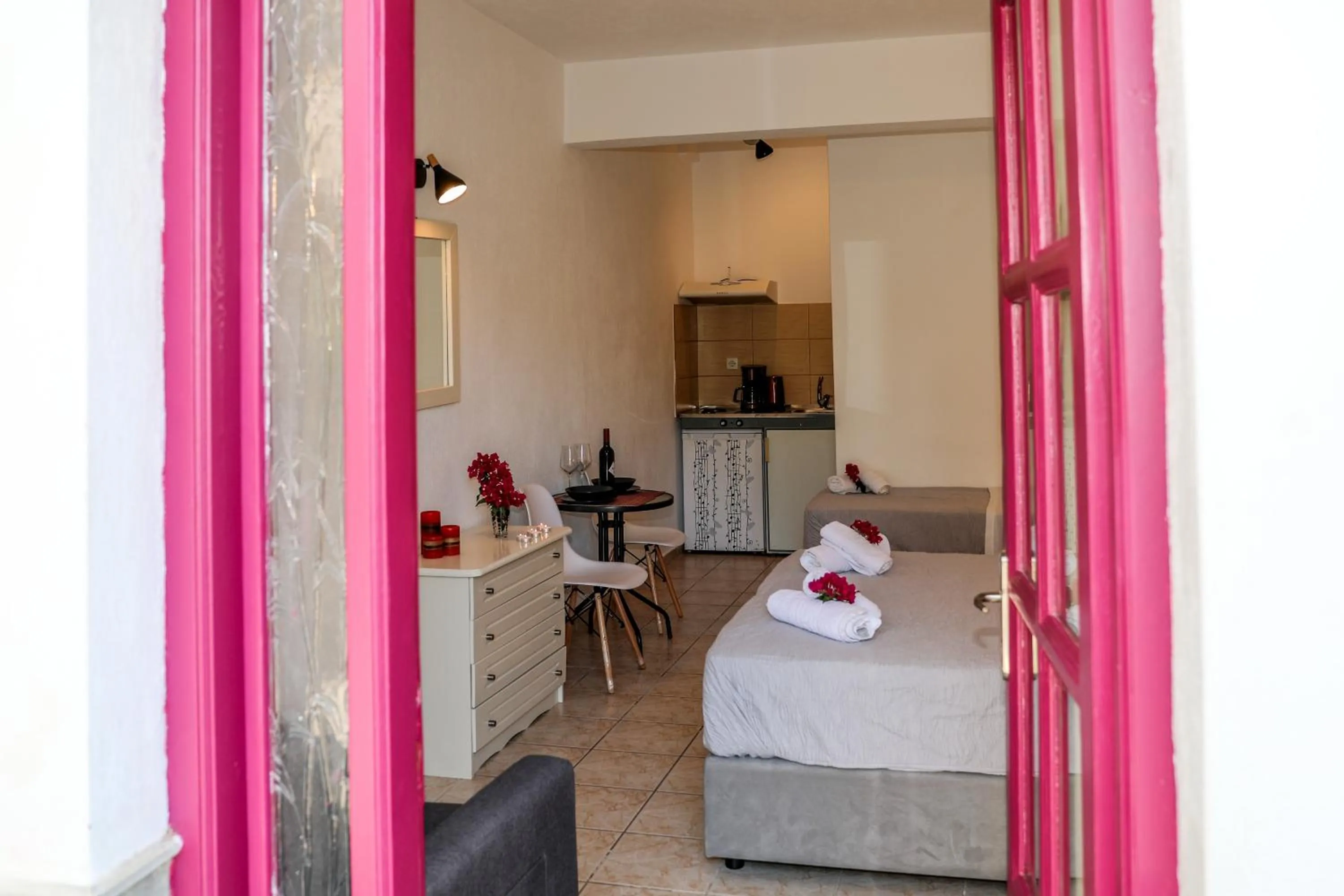 Bed in La FLEUR apartments