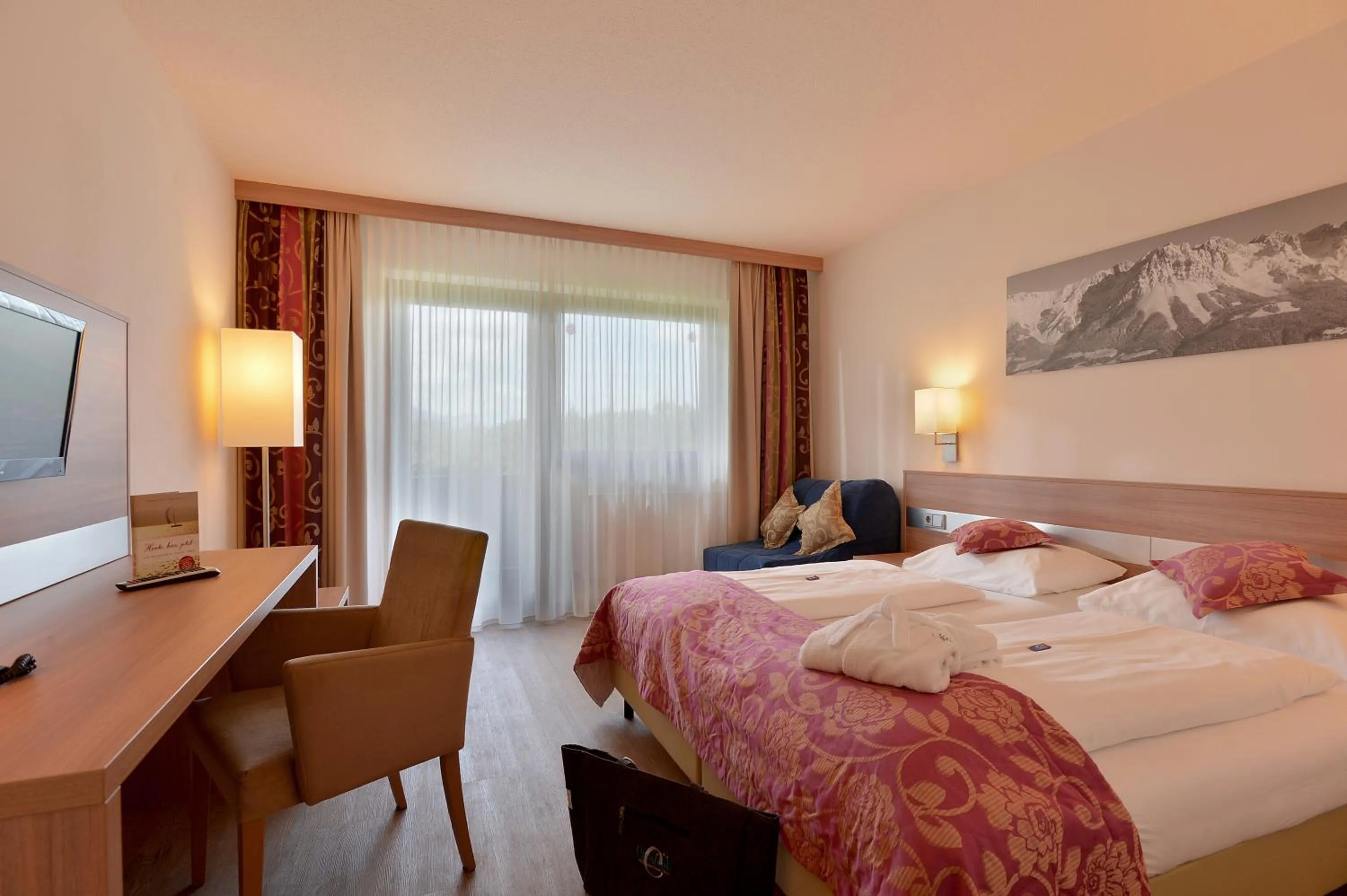 Bedroom, Bed in Familienhotel Christoph