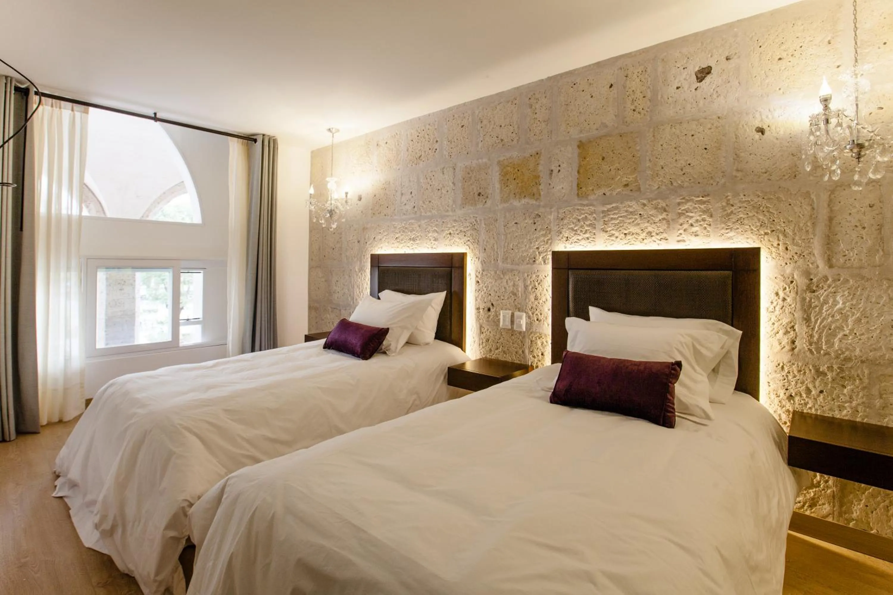 Bed in La Plaza Arequipa Hotel Boutique