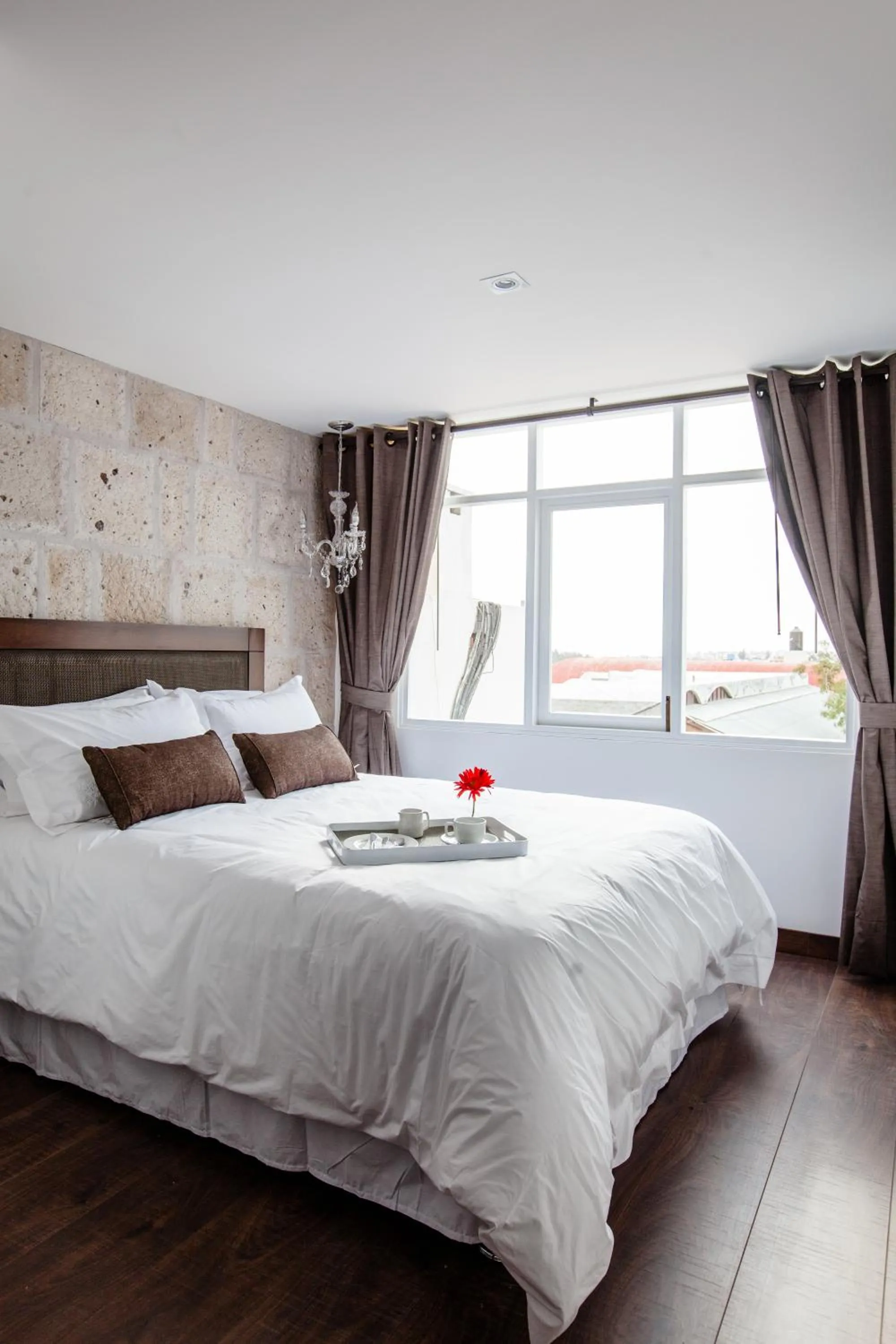 Bed in La Plaza Arequipa Hotel Boutique