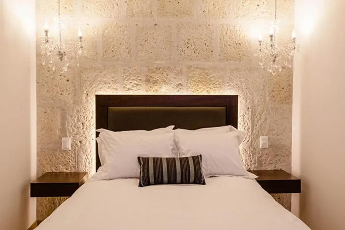 Bed in La Plaza Arequipa Hotel Boutique