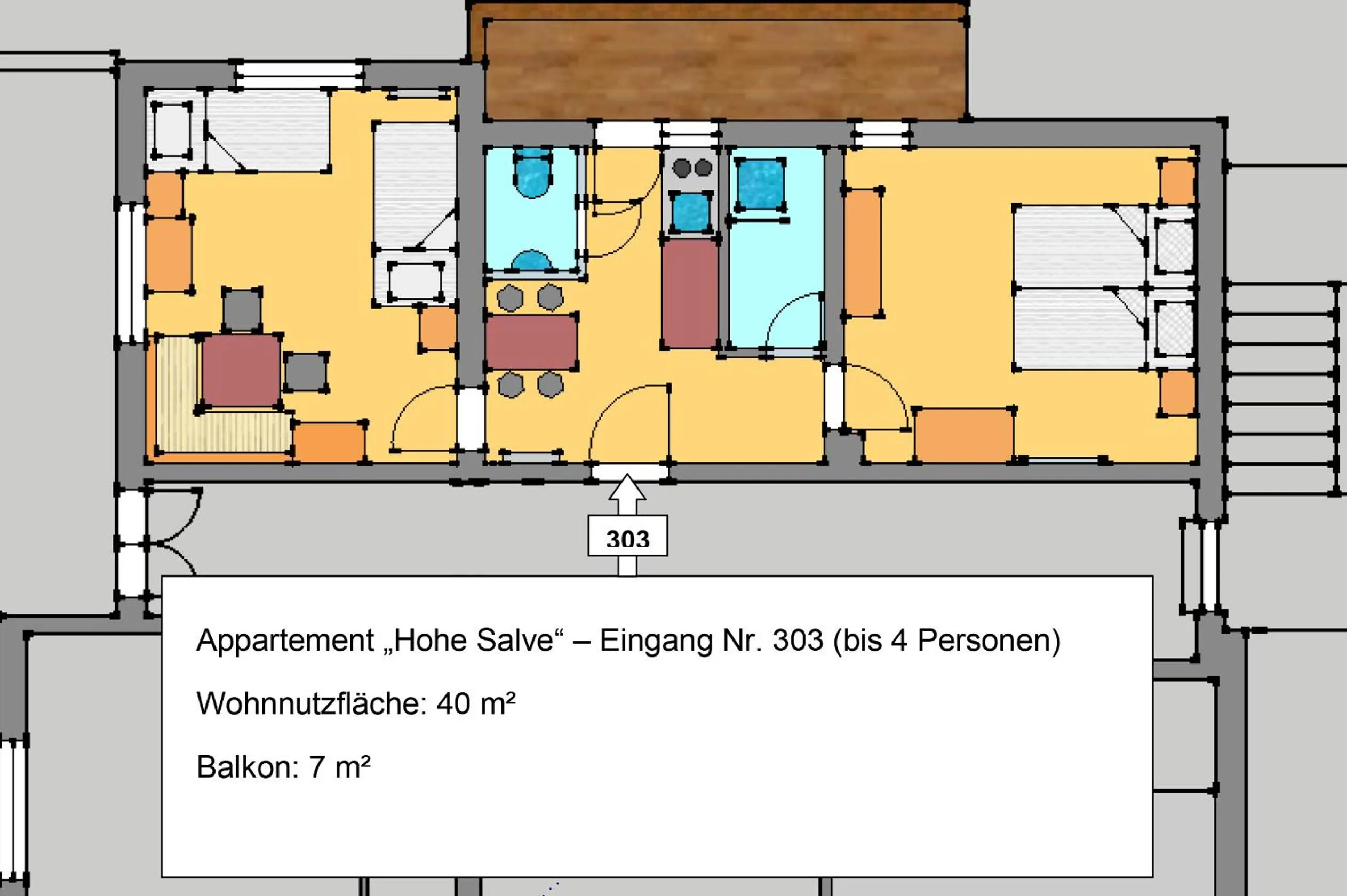 Photo of the whole room in Bed & Breakfast Landhaus Strasser