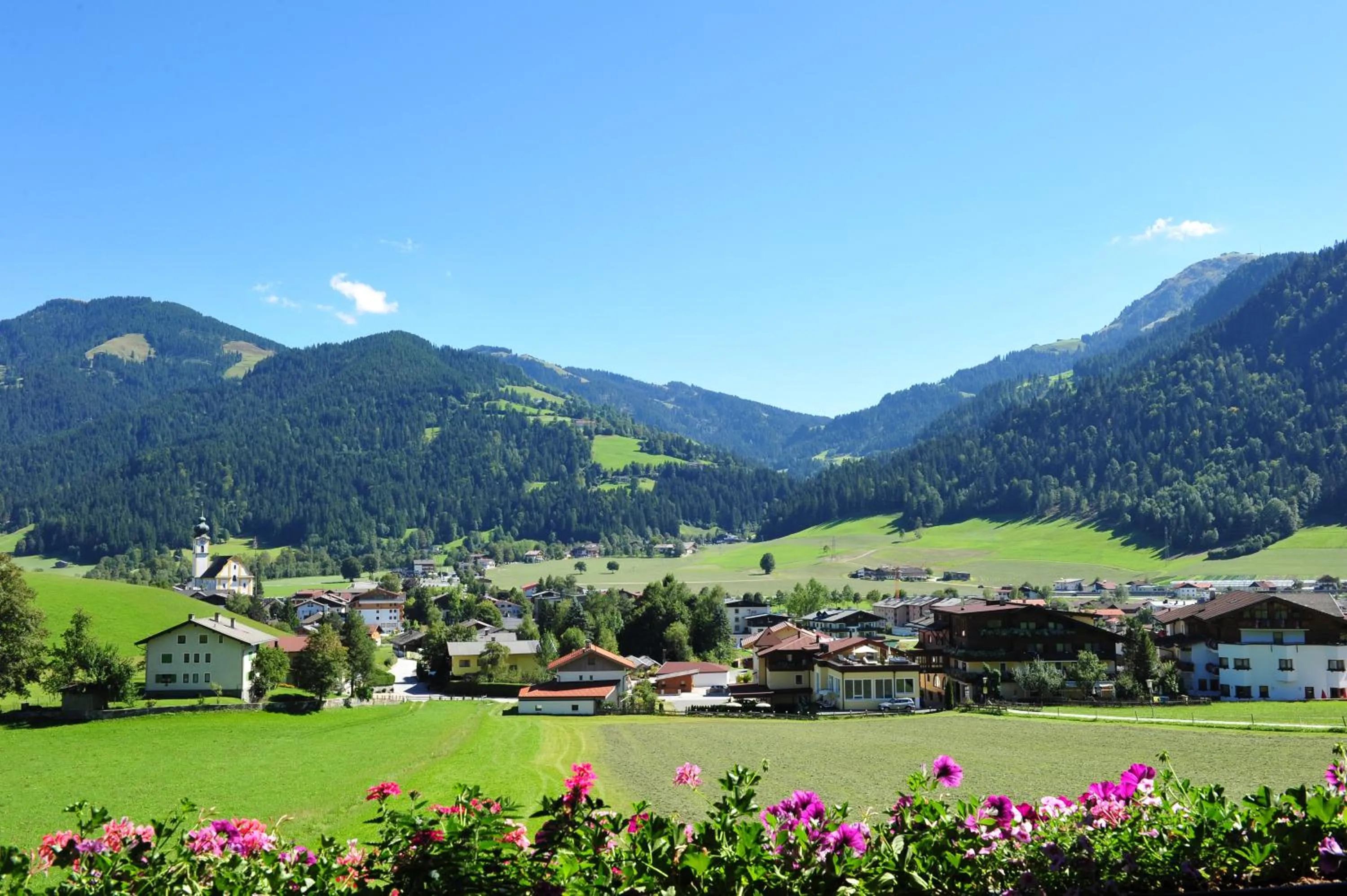 Natural landscape in Bed & Breakfast Landhaus Strasser