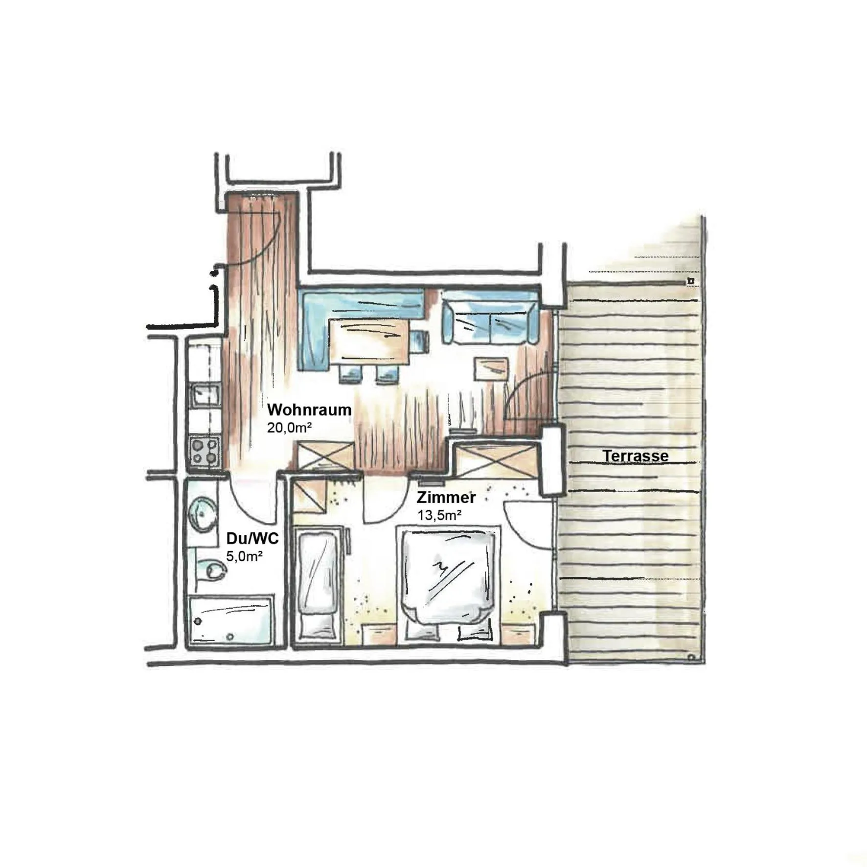 Floor plan in Active Nature Resort DAS SeeMOUNT