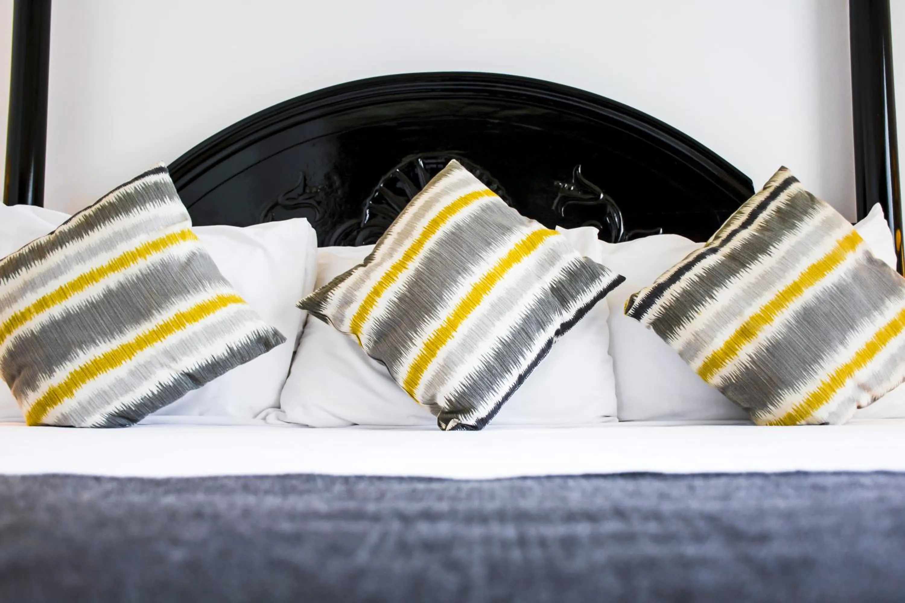 Decorative detail, Bed in Grand Hotel Excelsior Port Royal