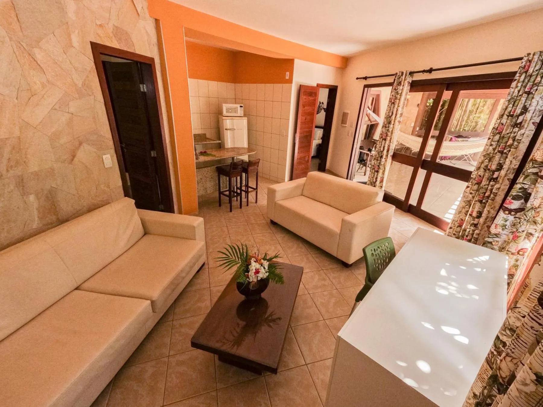 Living room in Pousada Morada dos Ventos