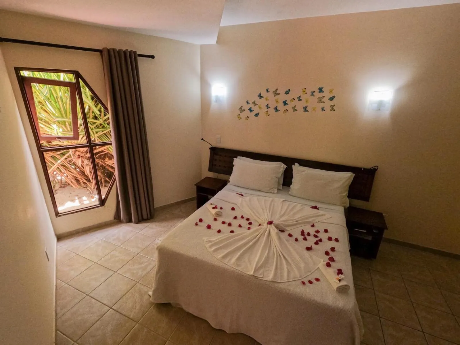 Bed in Pousada Morada dos Ventos