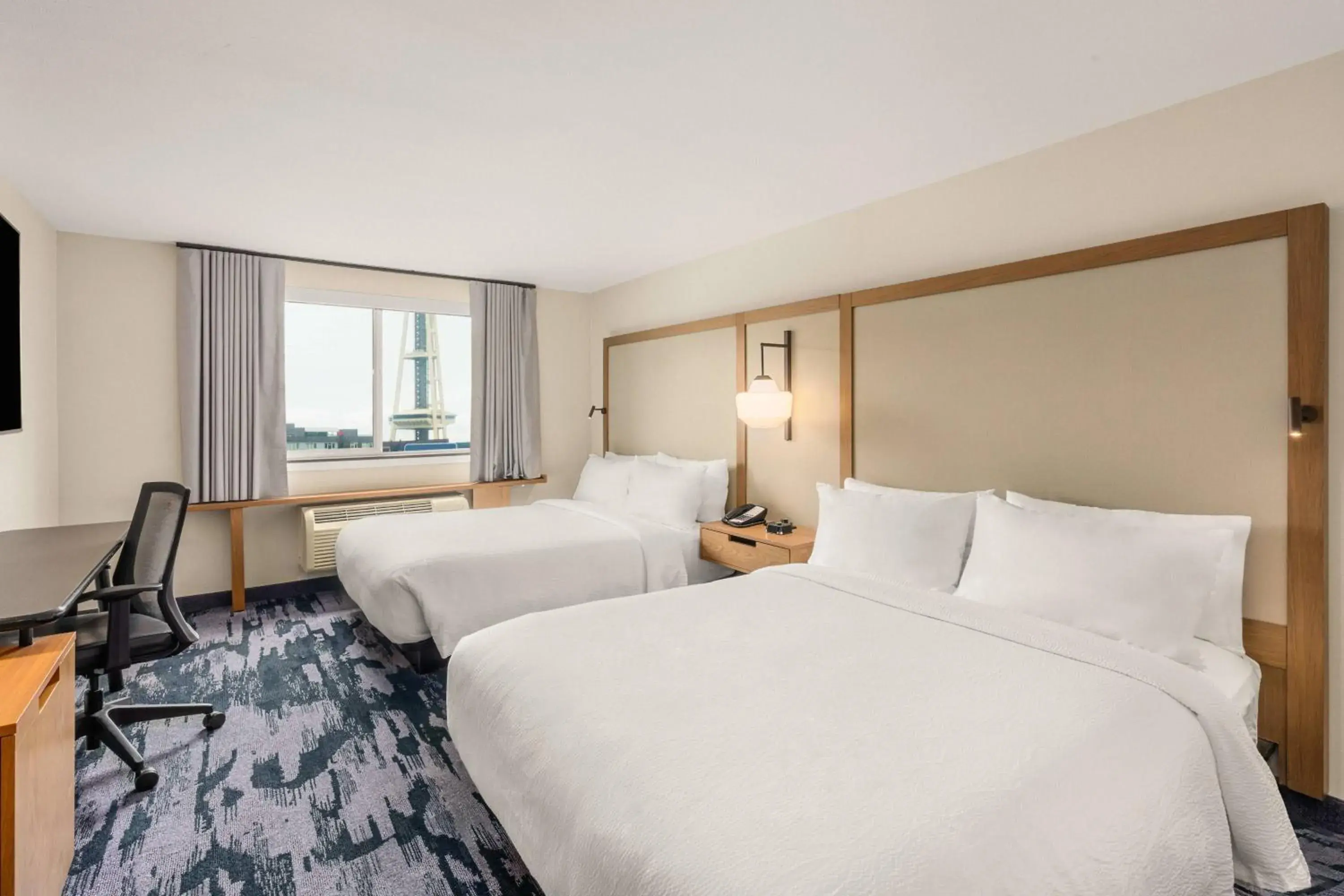 Double Queen Room in Fairfield Inn & Suites by Marriott Seattle Downtown/Seattle Center Double Queen Room in Fairfield Inn & Suites by Marriott Seattle Downtown/Seattle Center