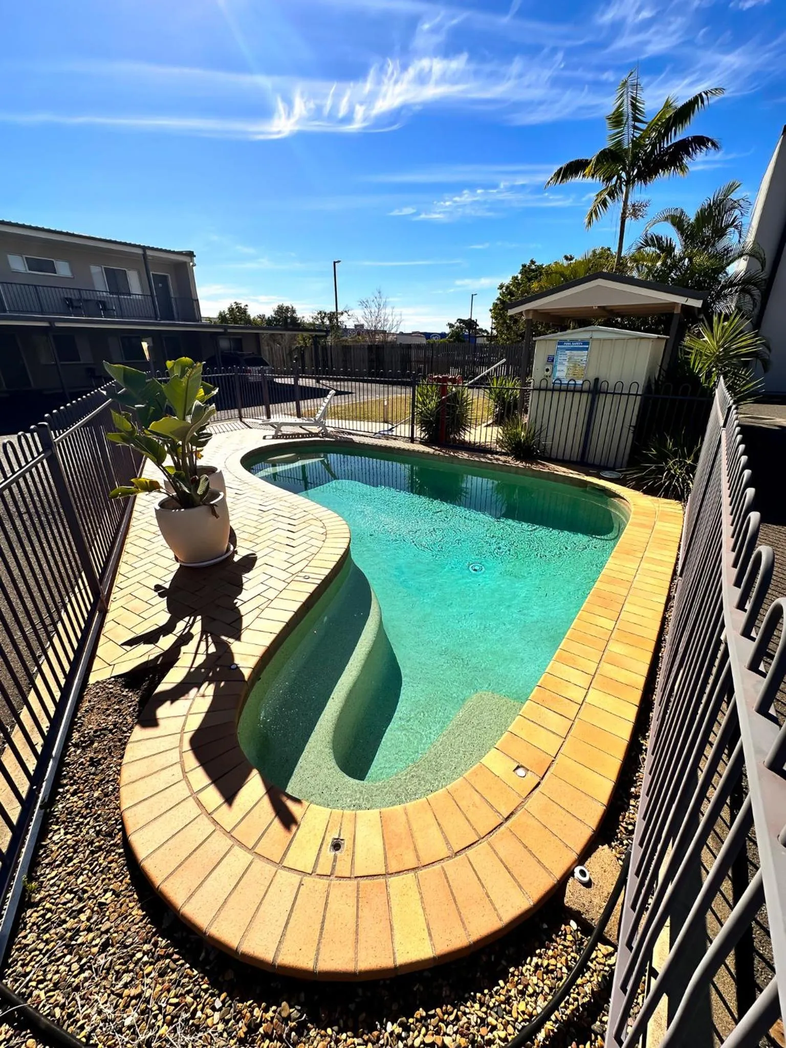 Swimming pool in Boulevard Lodge Bundaberg