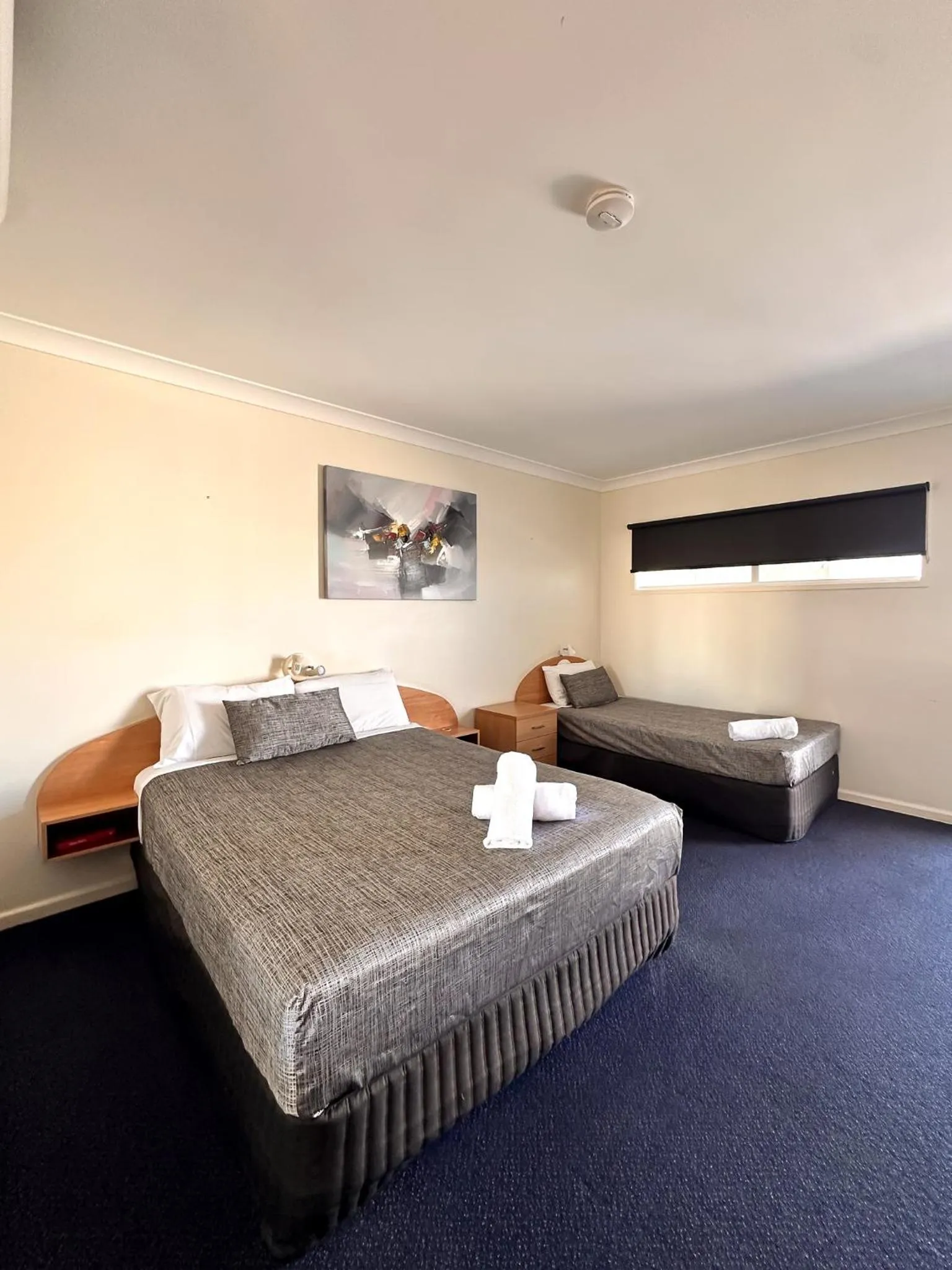 Bed in Boulevard Lodge Bundaberg