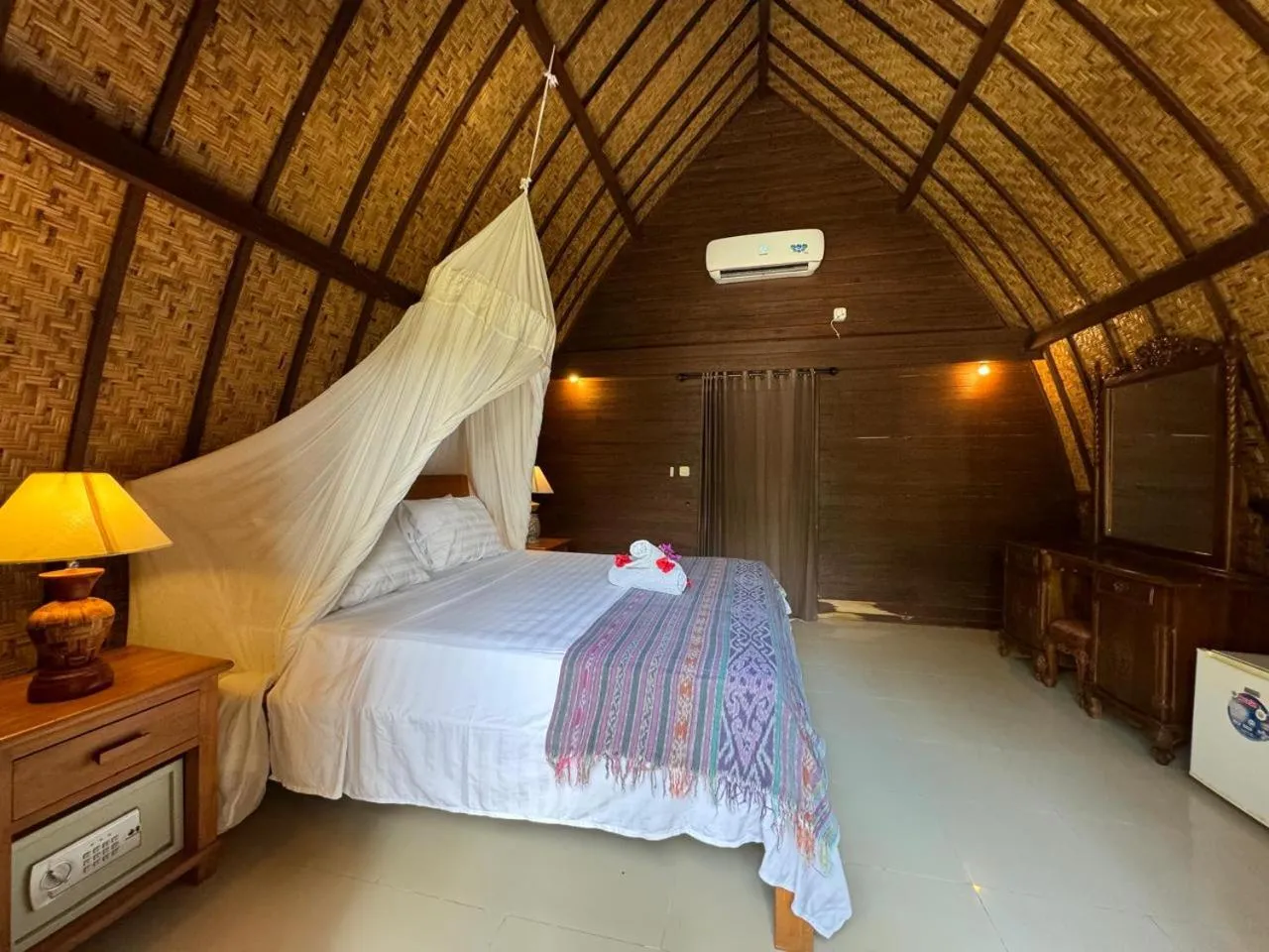 Bed in Sandy Beach Bungalows