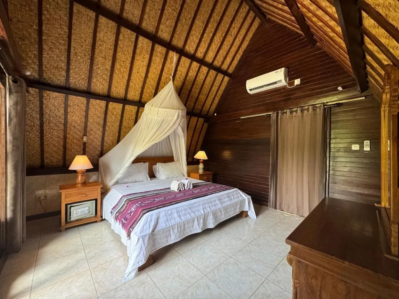 Bed in Sandy Beach Bungalows