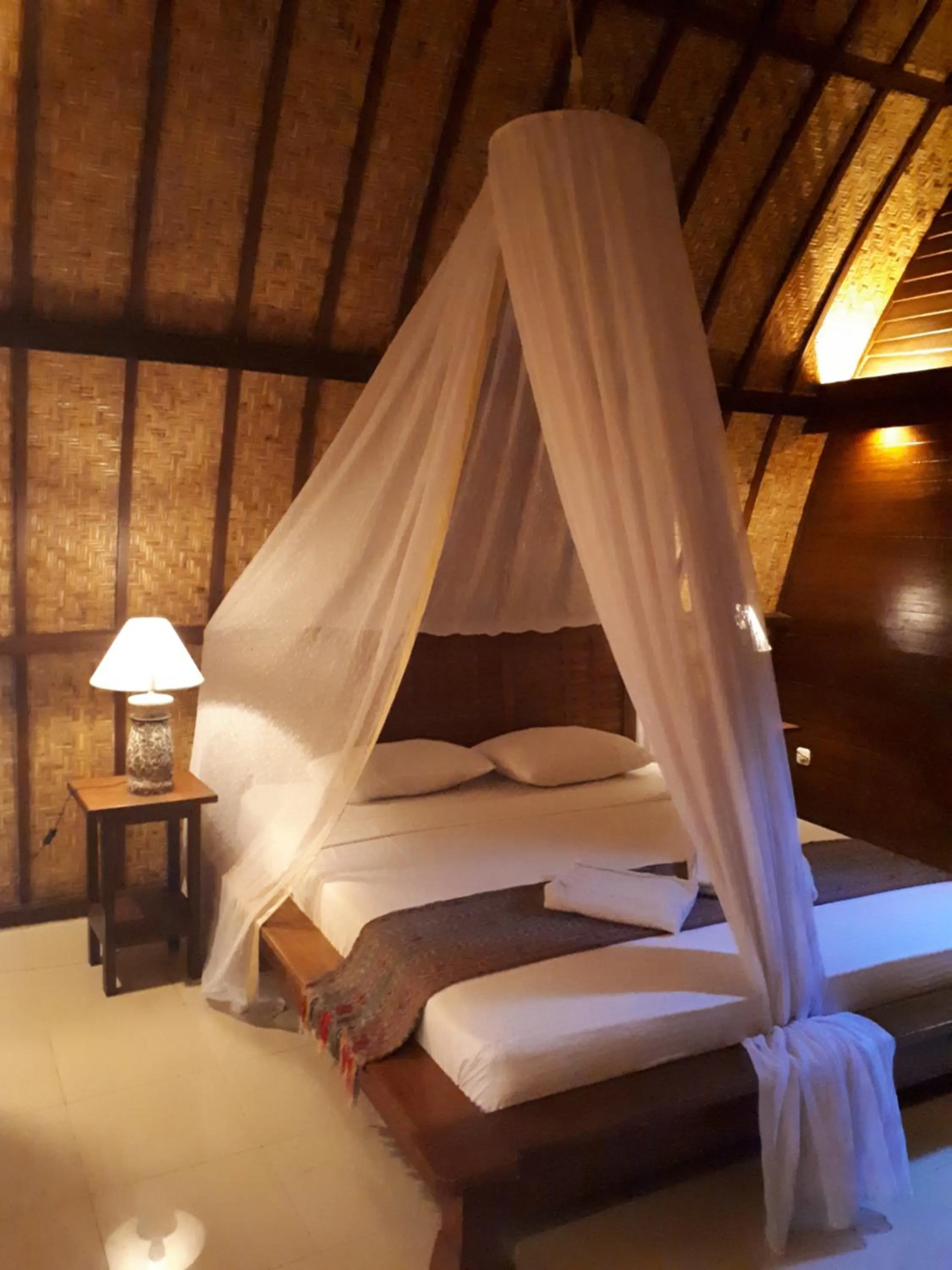Bed in Sandy Beach Bungalows
