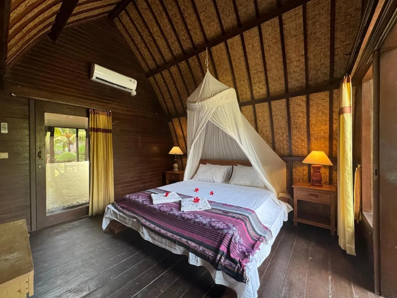 Bed in Sandy Beach Bungalows