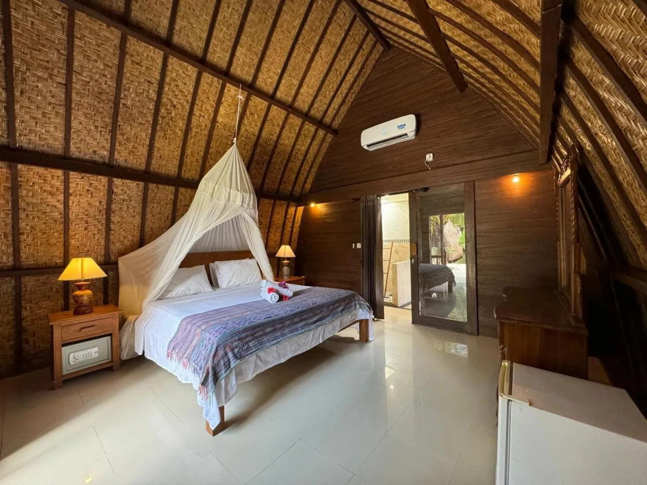 Bed in Sandy Beach Bungalows
