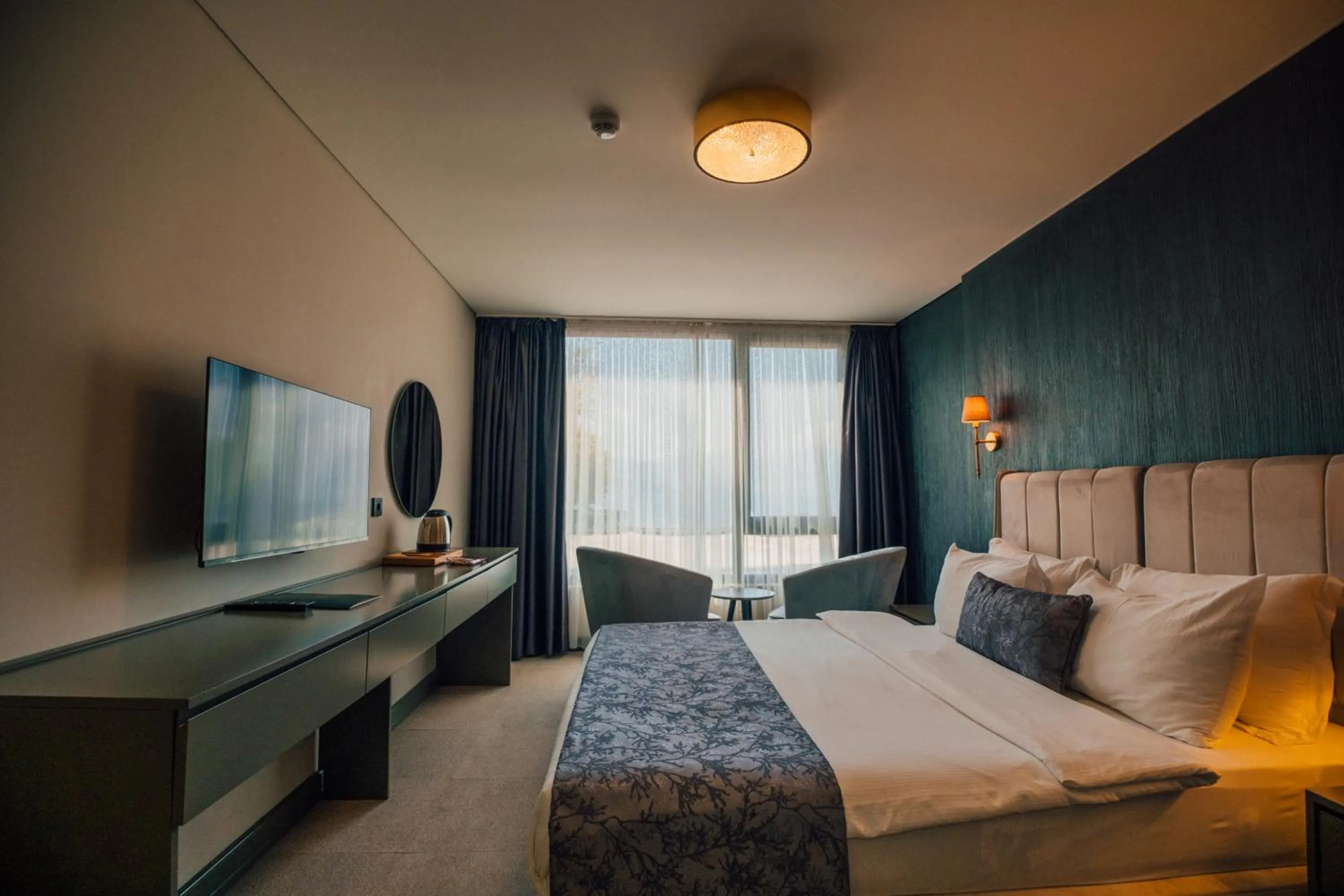 Bed in DELLAGO LUXURY HOTEL SAPANCA