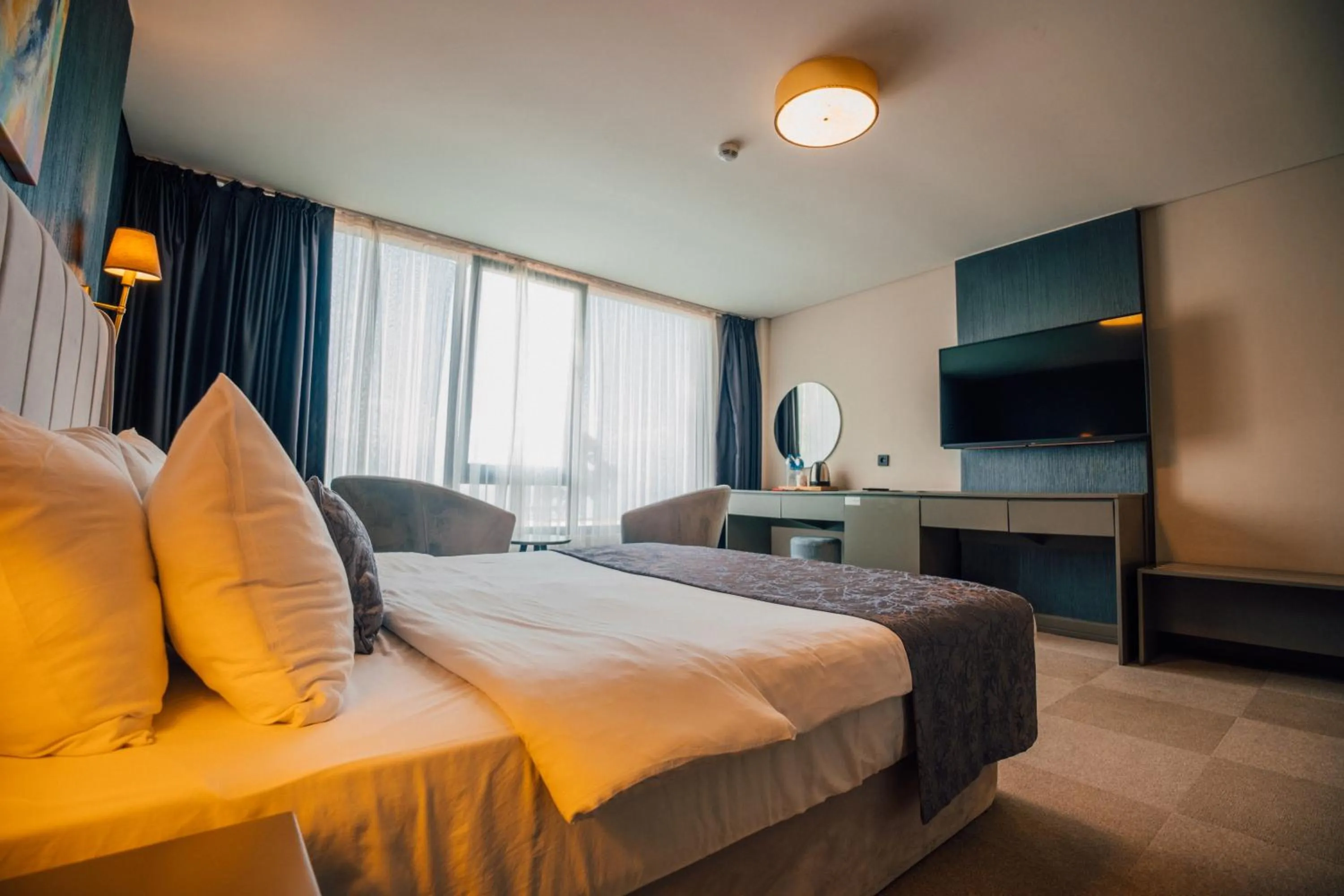 Bed in DELLAGO LUXURY HOTEL SAPANCA