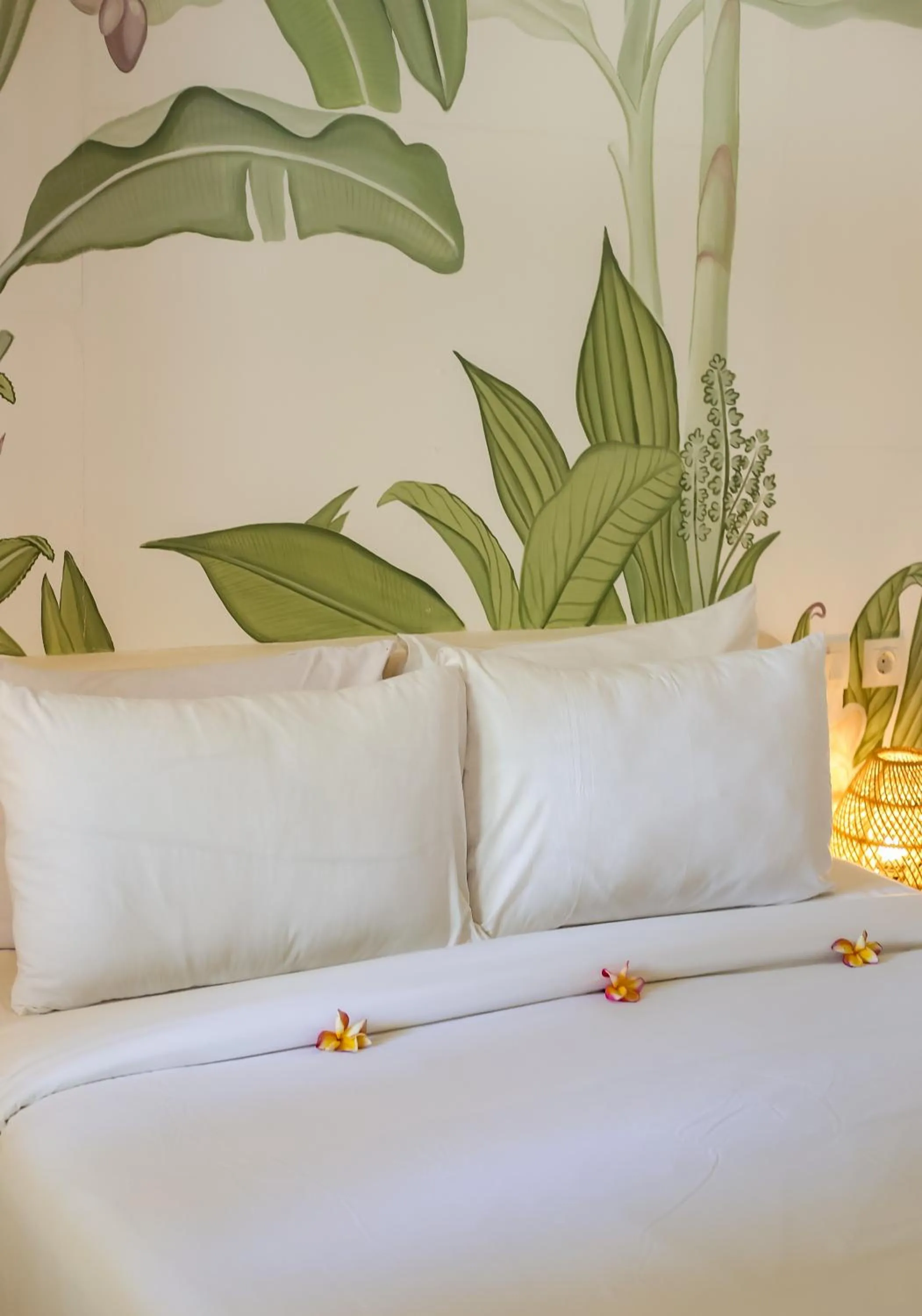 Bed in Green Banana