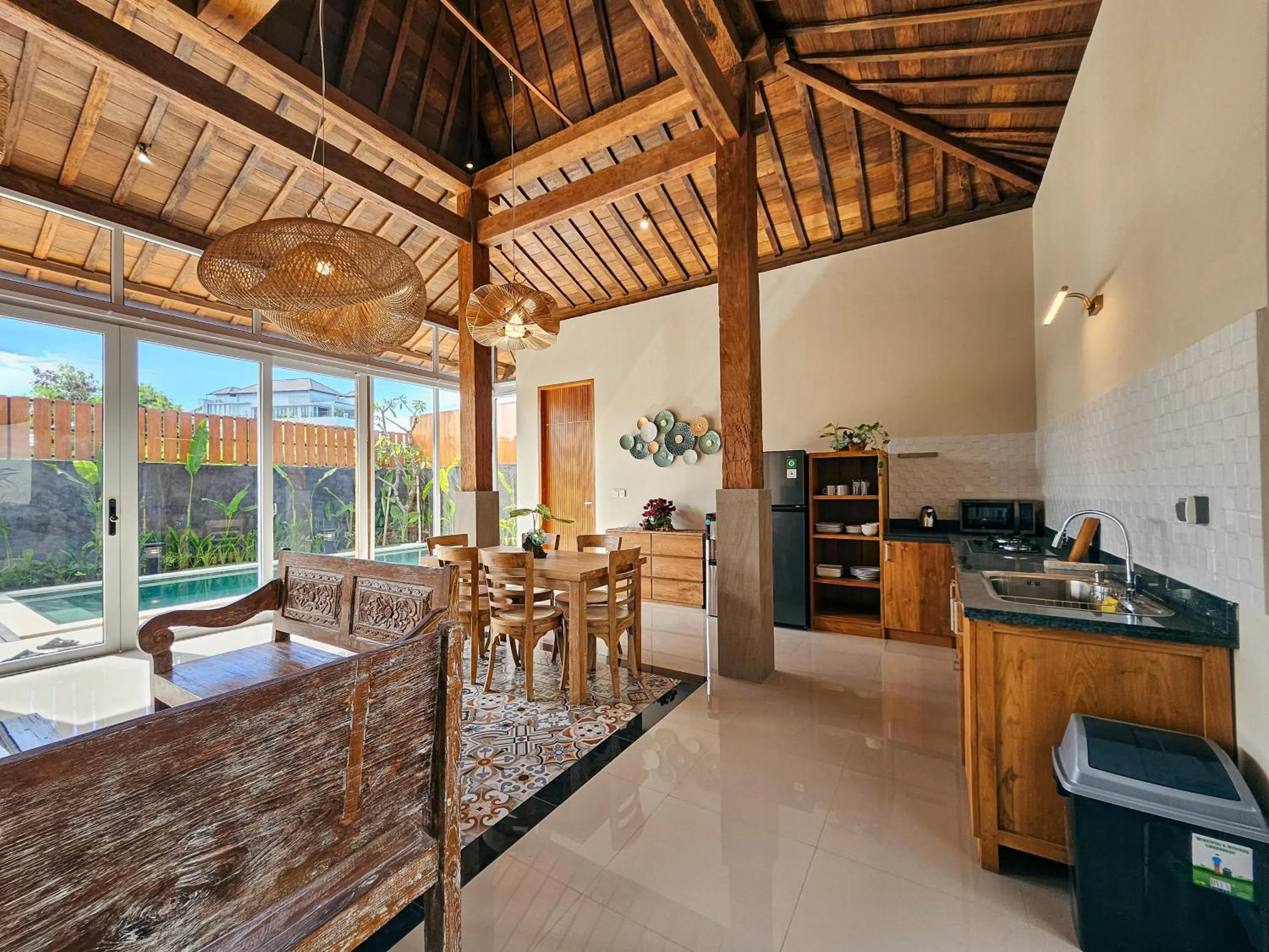 Patio in Svarna Suites Seminyak