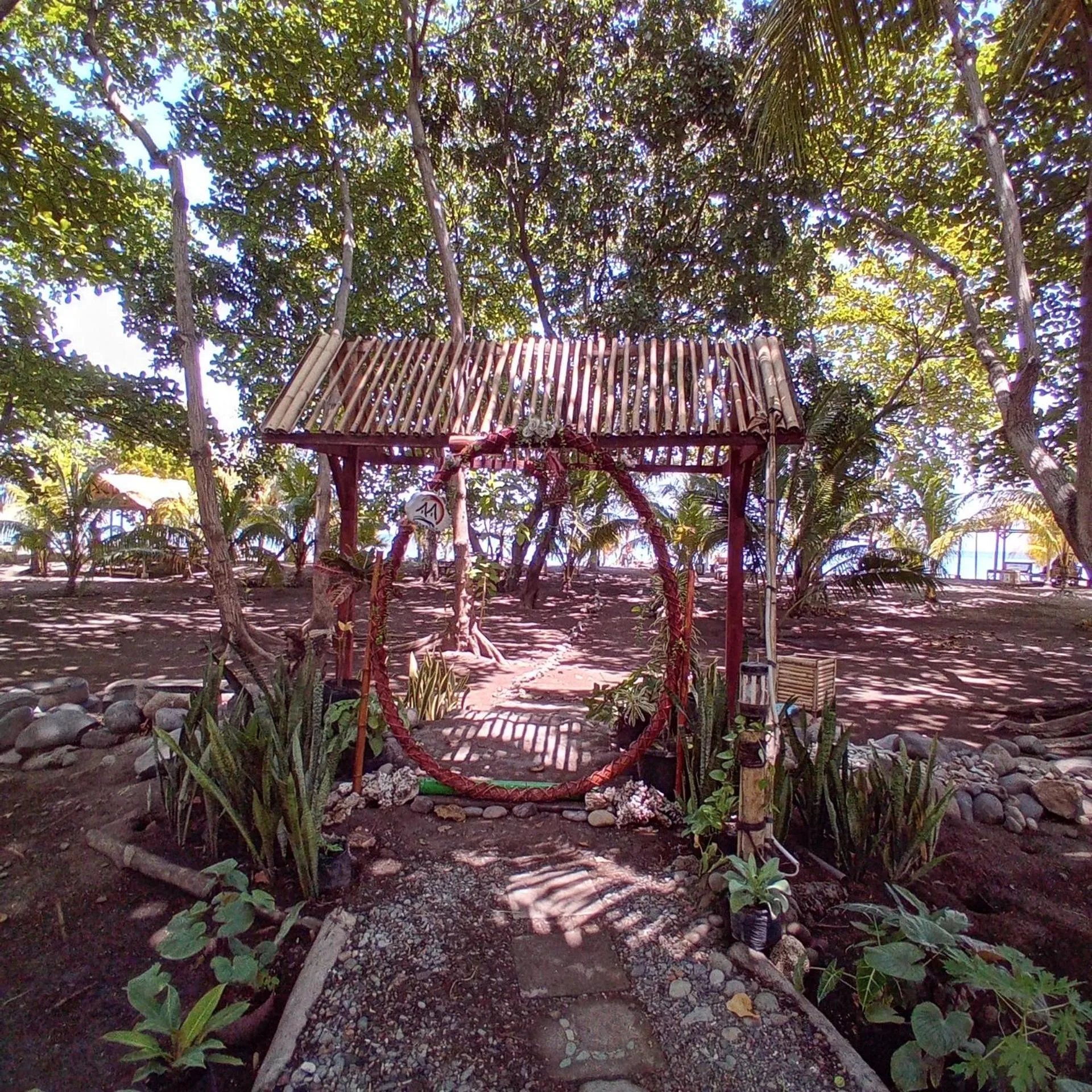 Garden in Budi Sun Resort, Flores, Maumere